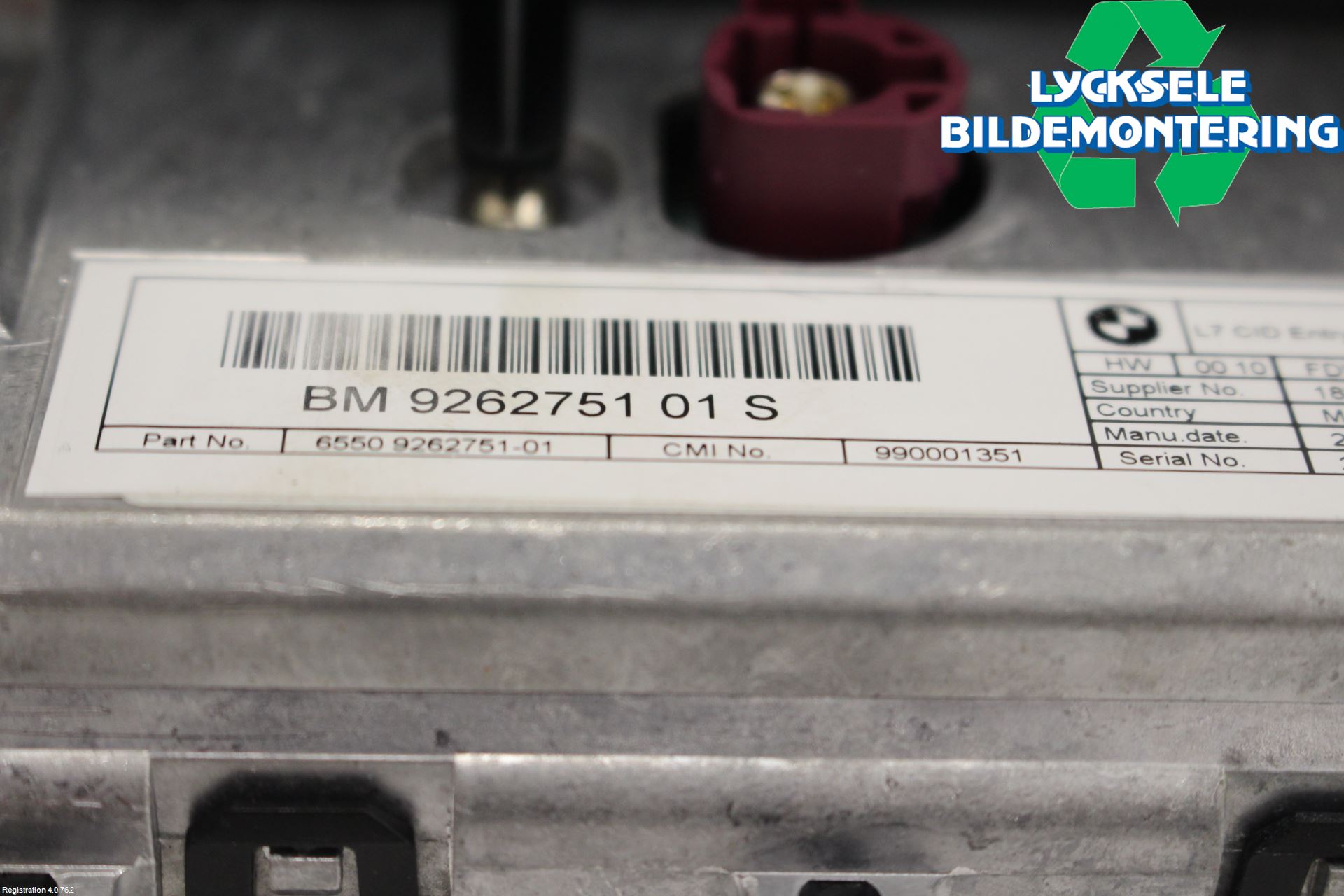 BMW 1 F20/F21 11-19 Multifunktionsdisplay