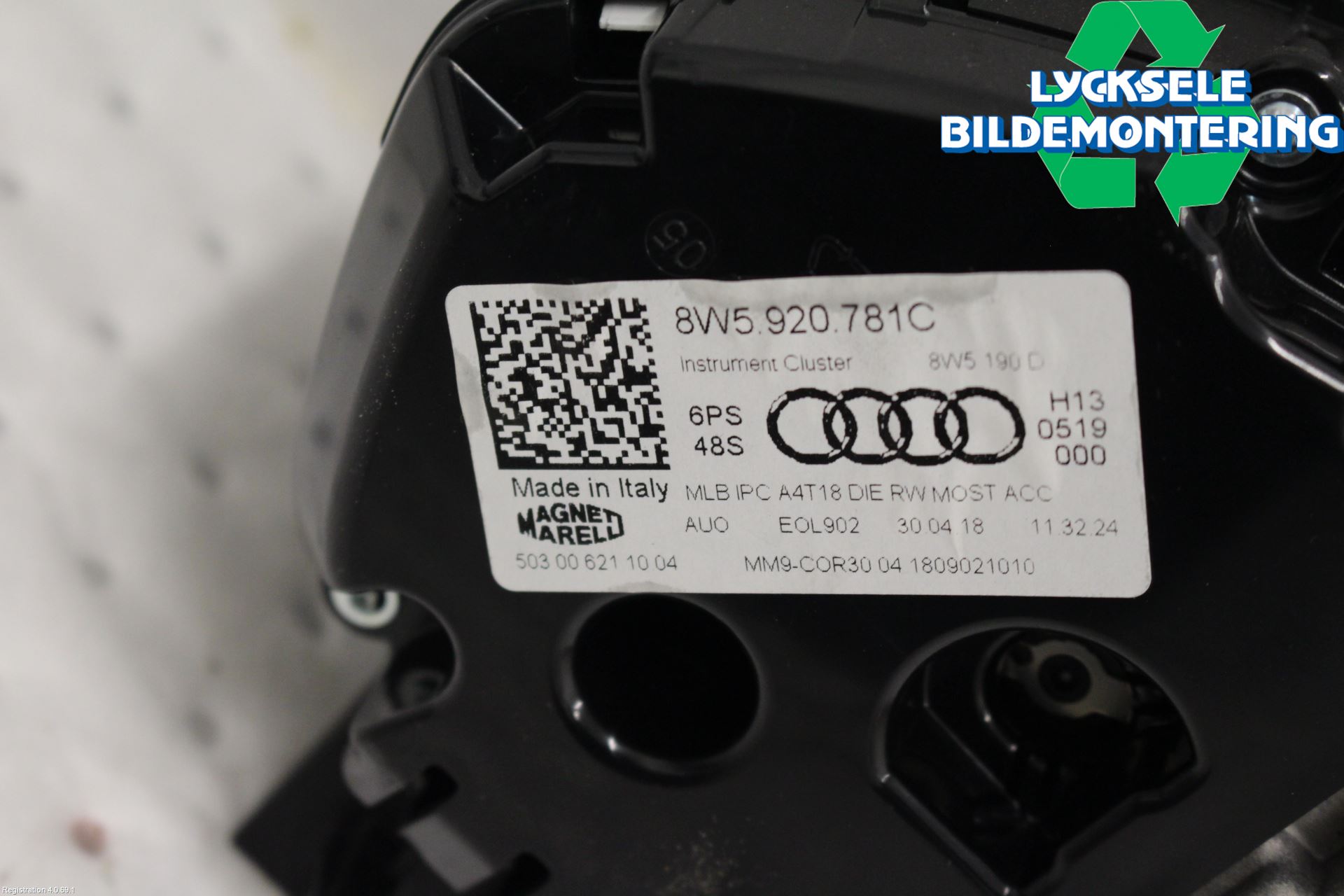 Audi A4/S4 B9 16-19 Instrument Komb