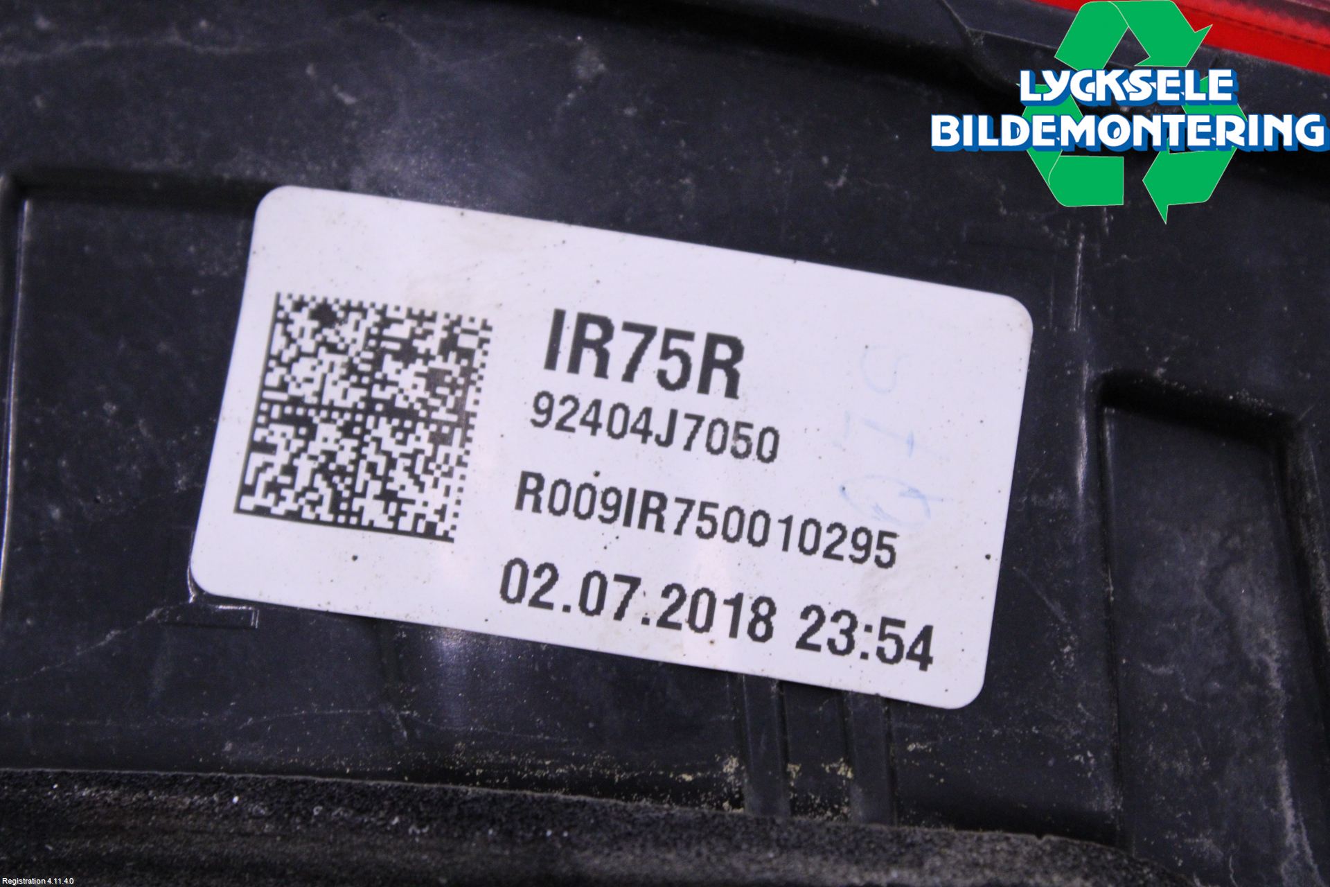 Kia CEED 12-18 Bakljus Lucka Hö