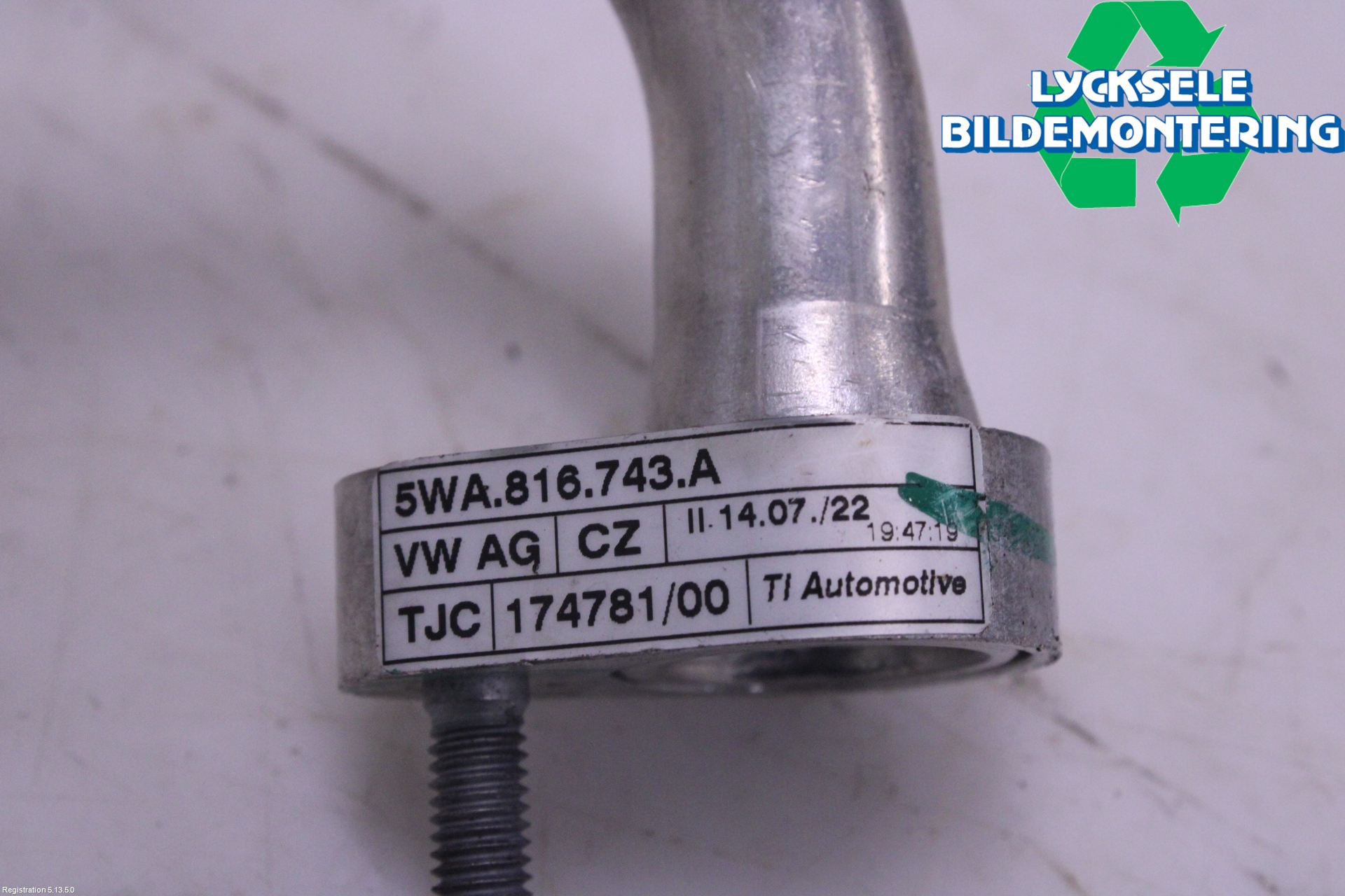 Volkswagen VW GOLF / E-GOLF VIII 20- Ac Slang-Rör