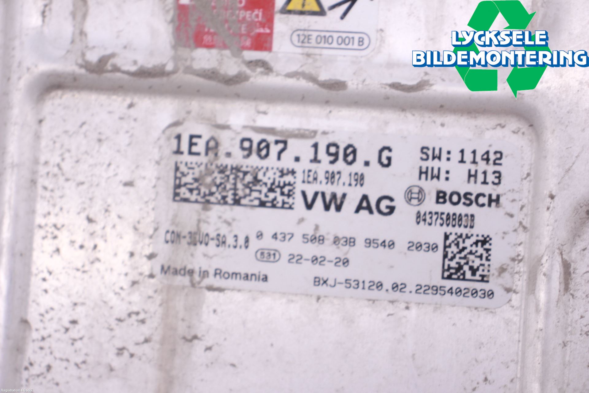 Volkswagen VW ID.4 21- Dc-Cd Omvandlare Hybrid