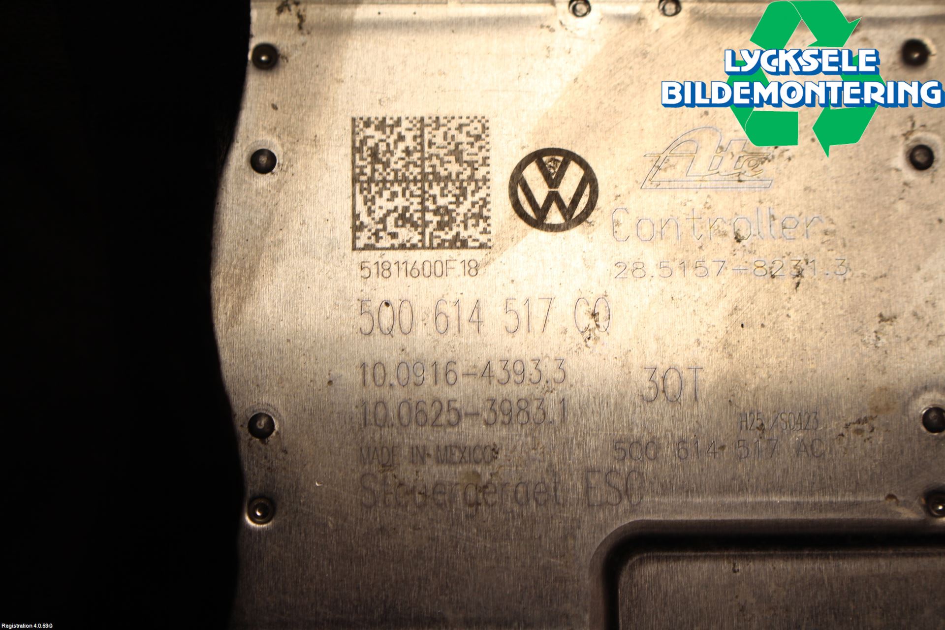 Volkswagen VW GOLF / E-GOLF VII 13-20 Abs Hydraulaggregat