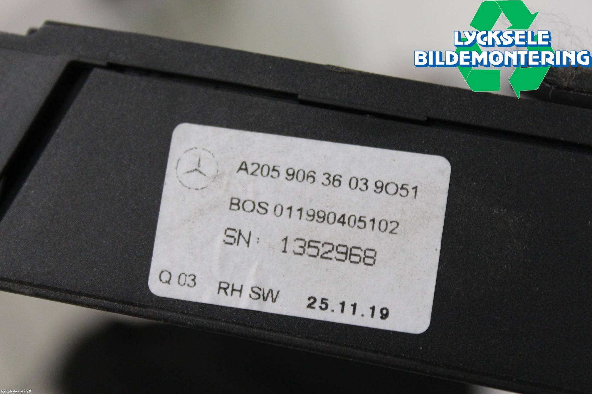 Mercedes-Benz MB C-KLASS (W205) 14-21 Insynskydd