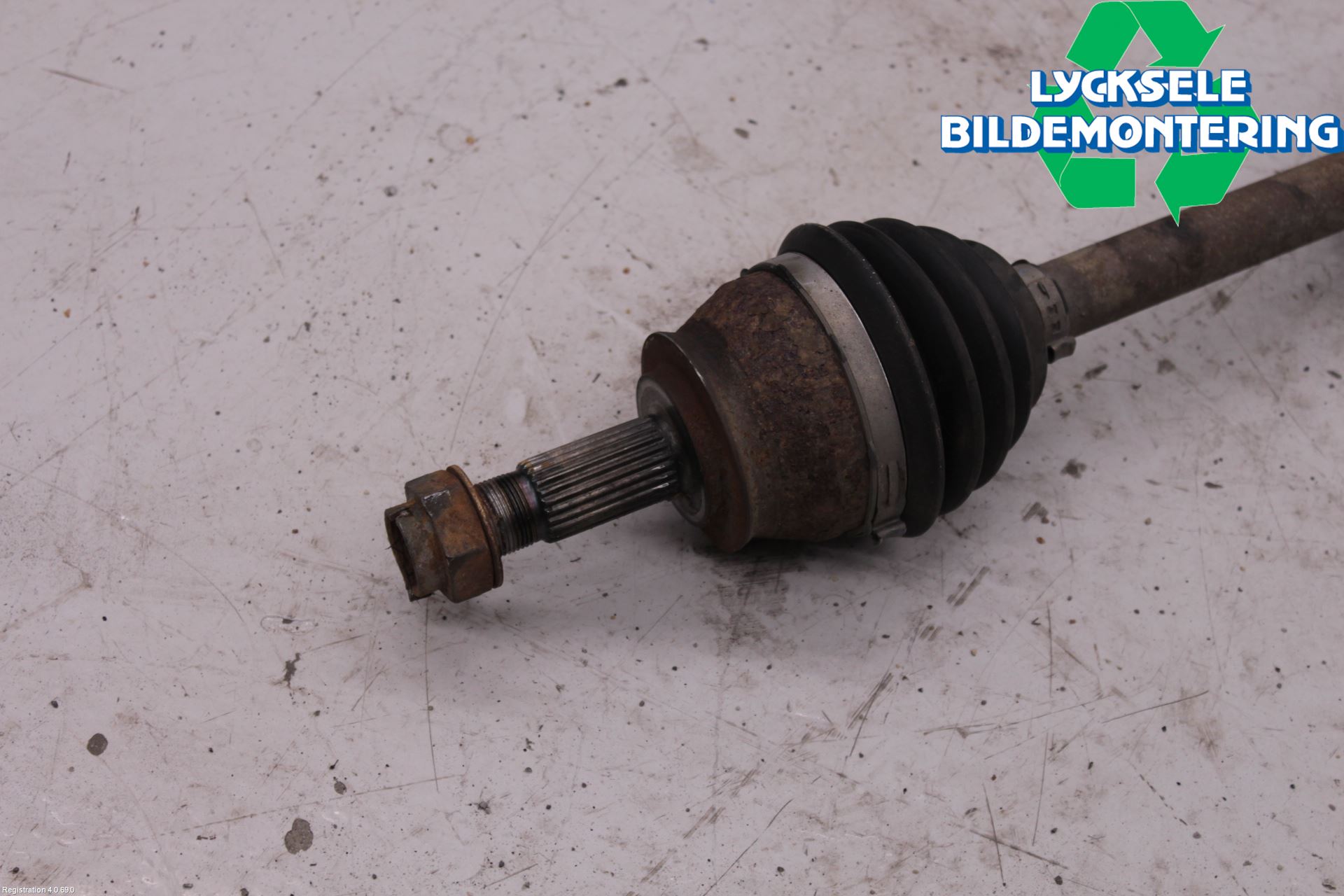 Opel COMBO D 12-18 Drivaxel Fram Vänster