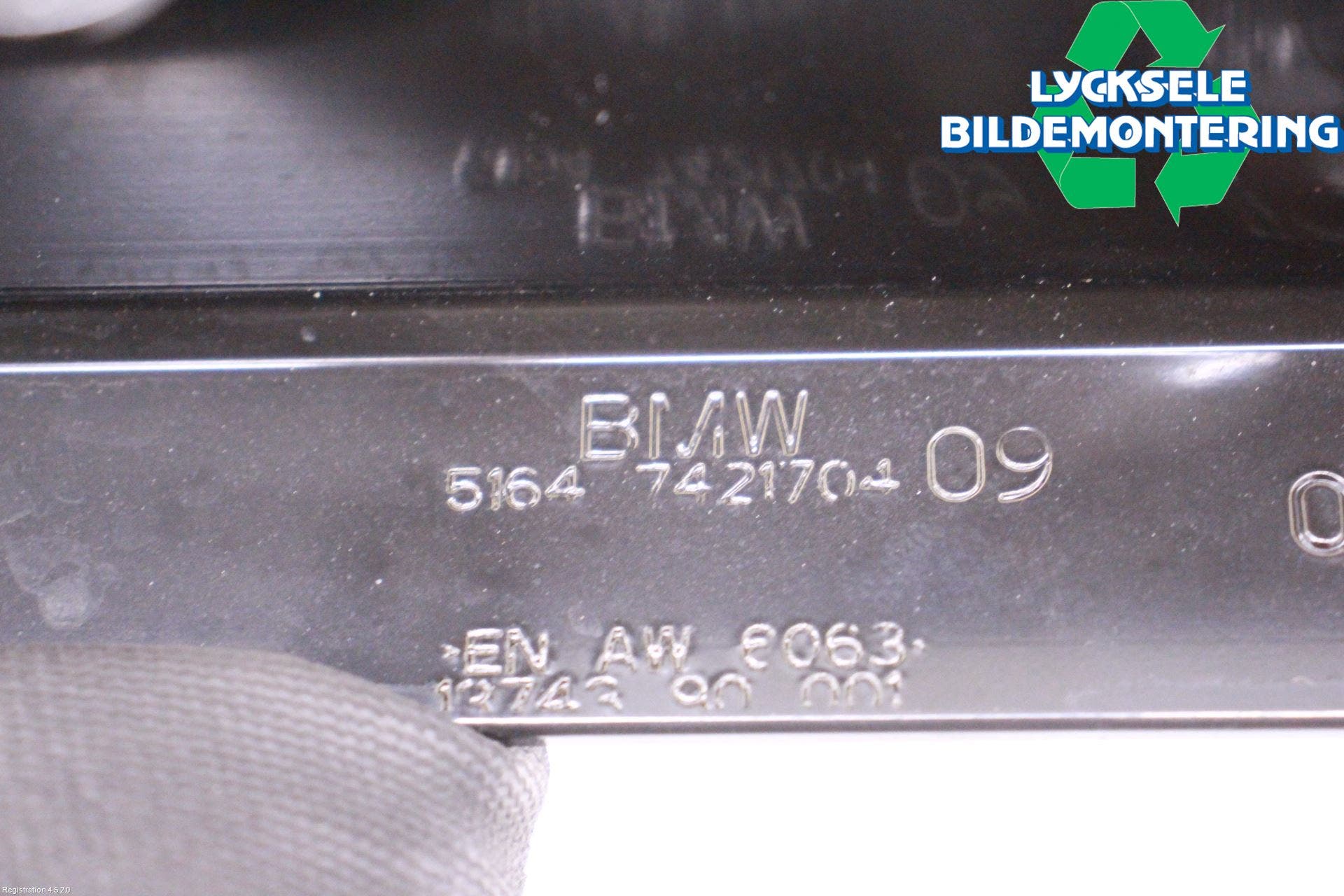 BMW X7 G07 19- Frontplåt Övre