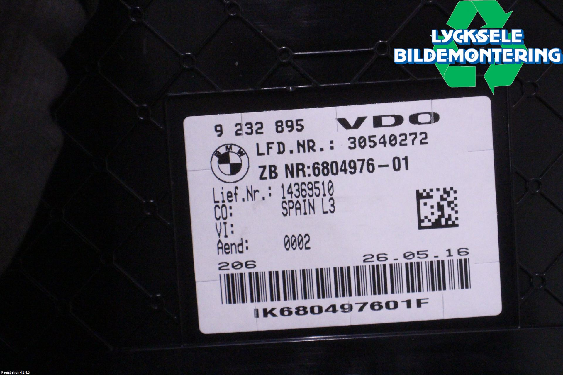 BMW 3 GT F34 13-19 Instrument Komb