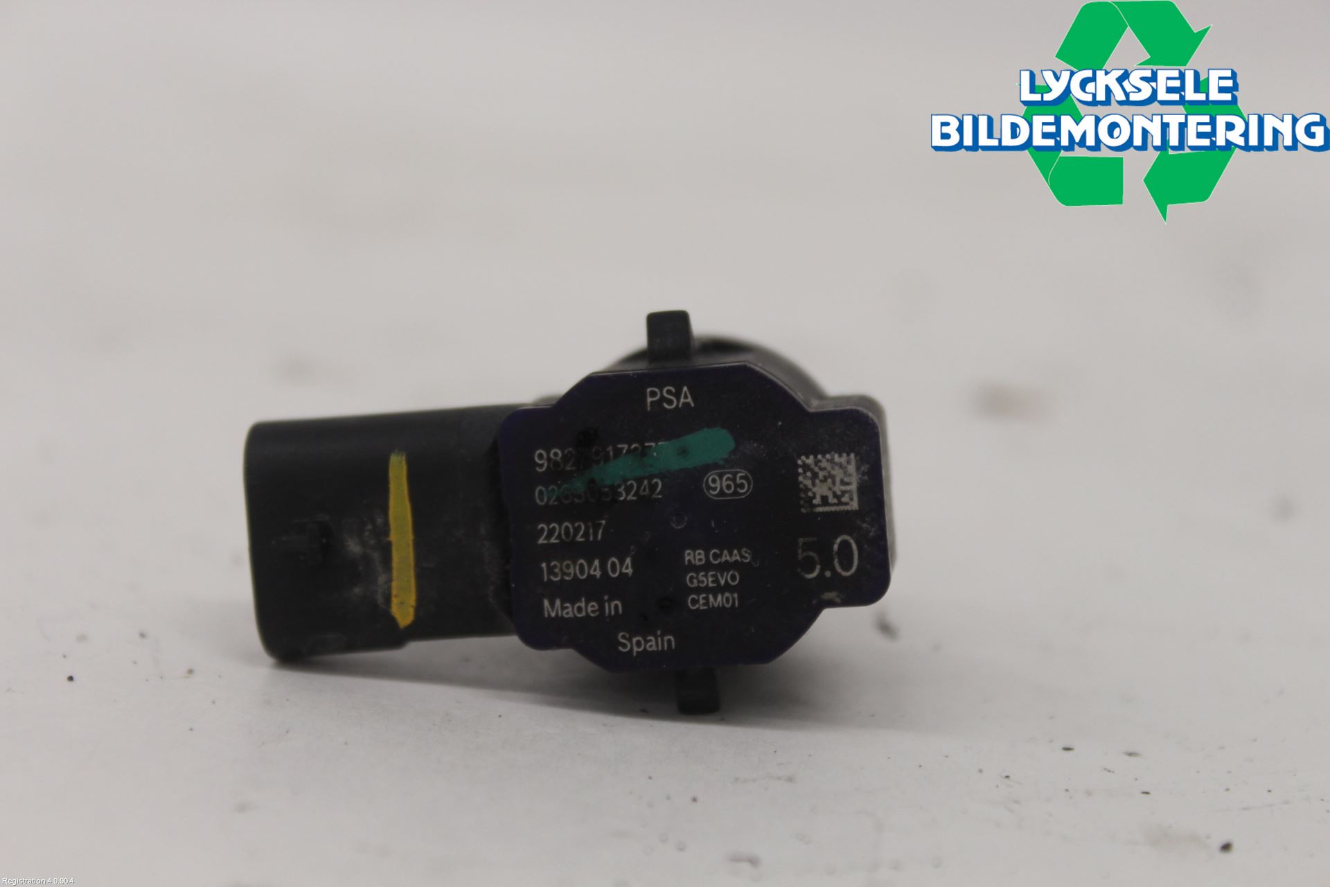 Citroen COTROEN C3 17-24 Parkeringshjälp Backsensor