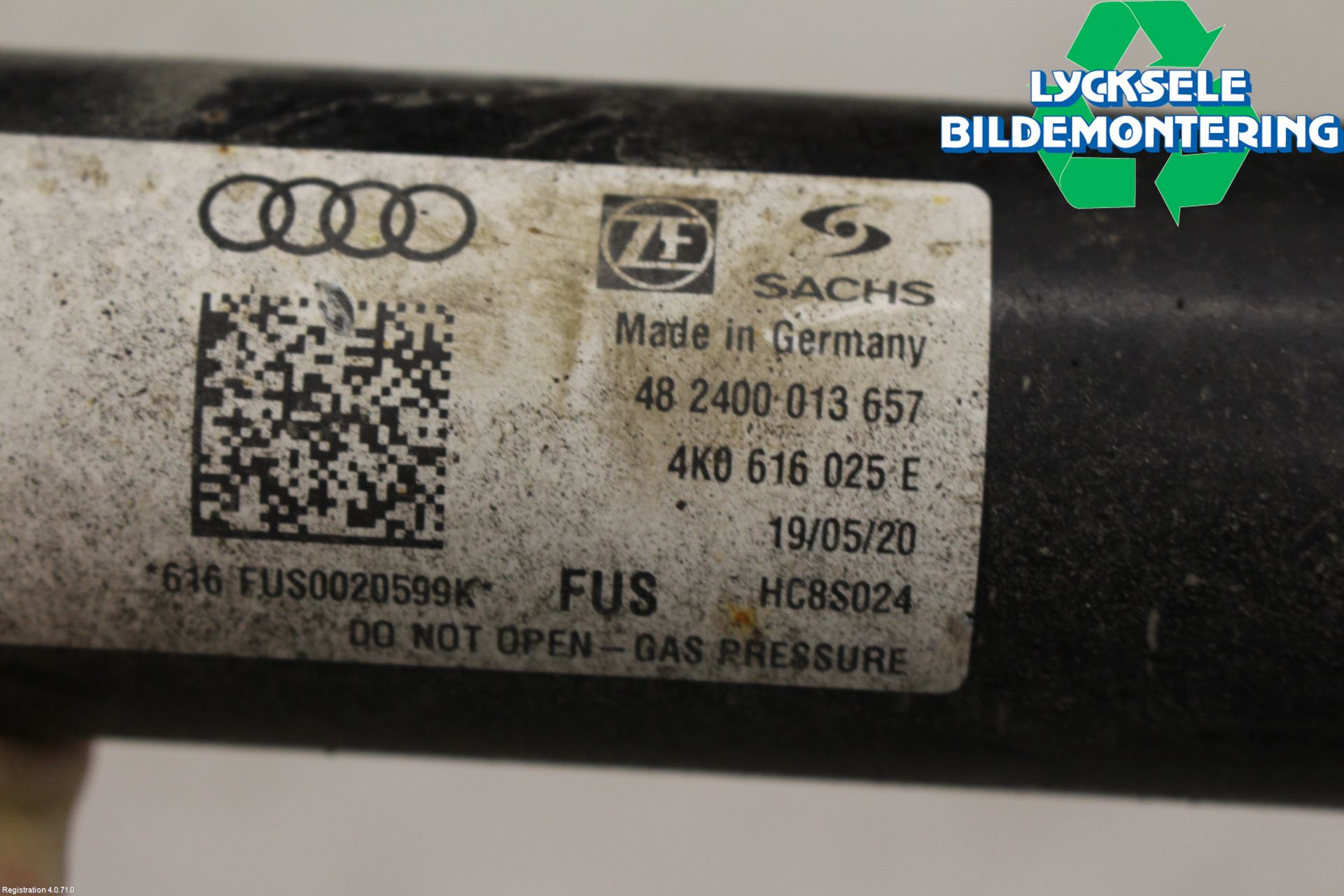 Audi A7 Sportback 4K 18- Stötdämpare Bak