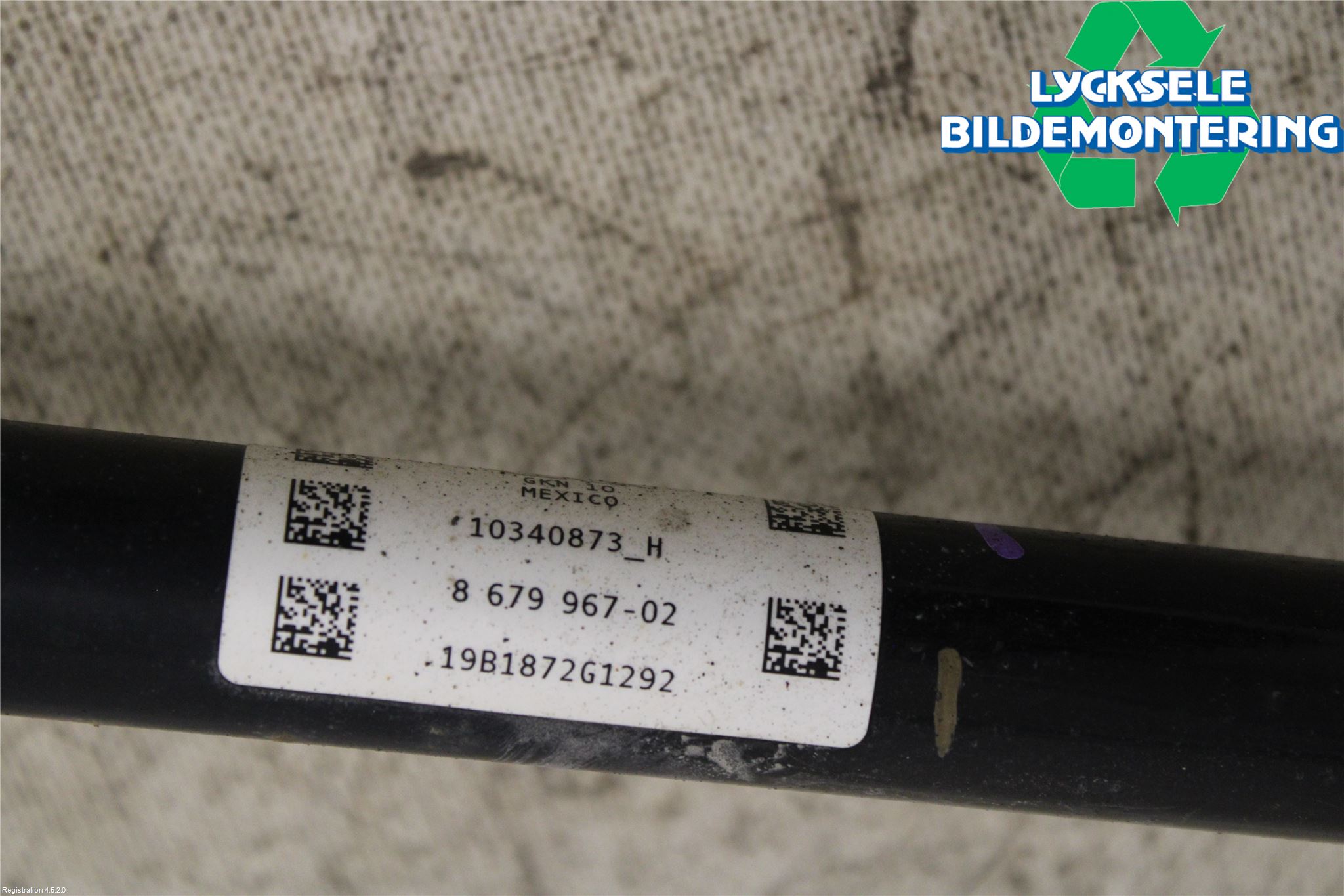 BMW X3 G01 18- Drivaxel Bak Vänster