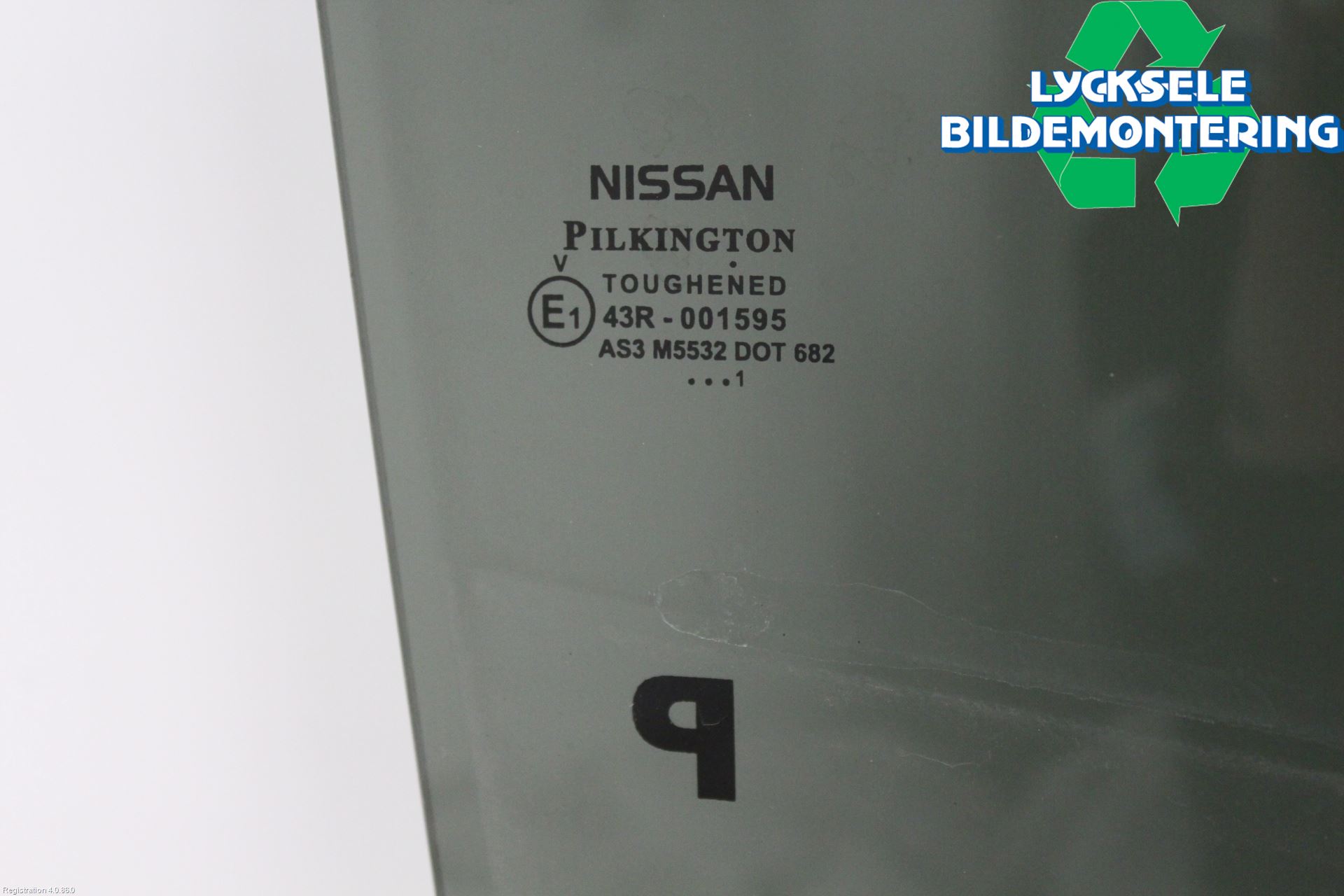 Nissan LEAF 18- Dörruta Bak Höger