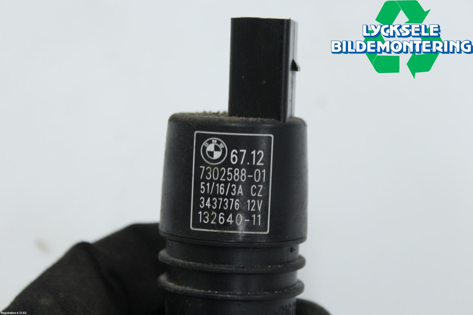 BMW 3 F30/F31/F80 12-19 Spolarpump Vindruta