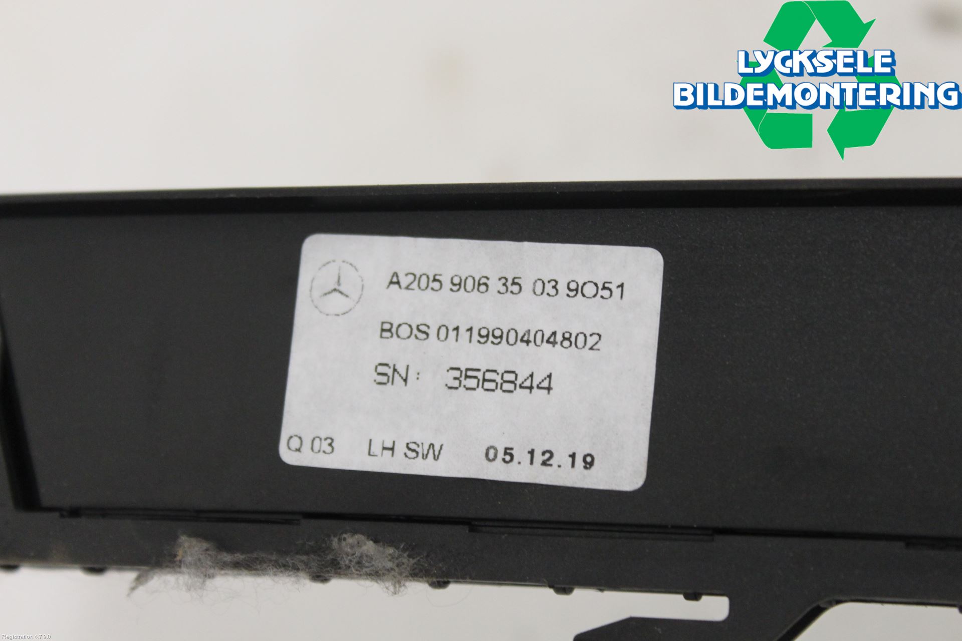 Mercedes-Benz MB C-KLASS (W205) 14-21 Insynskydd