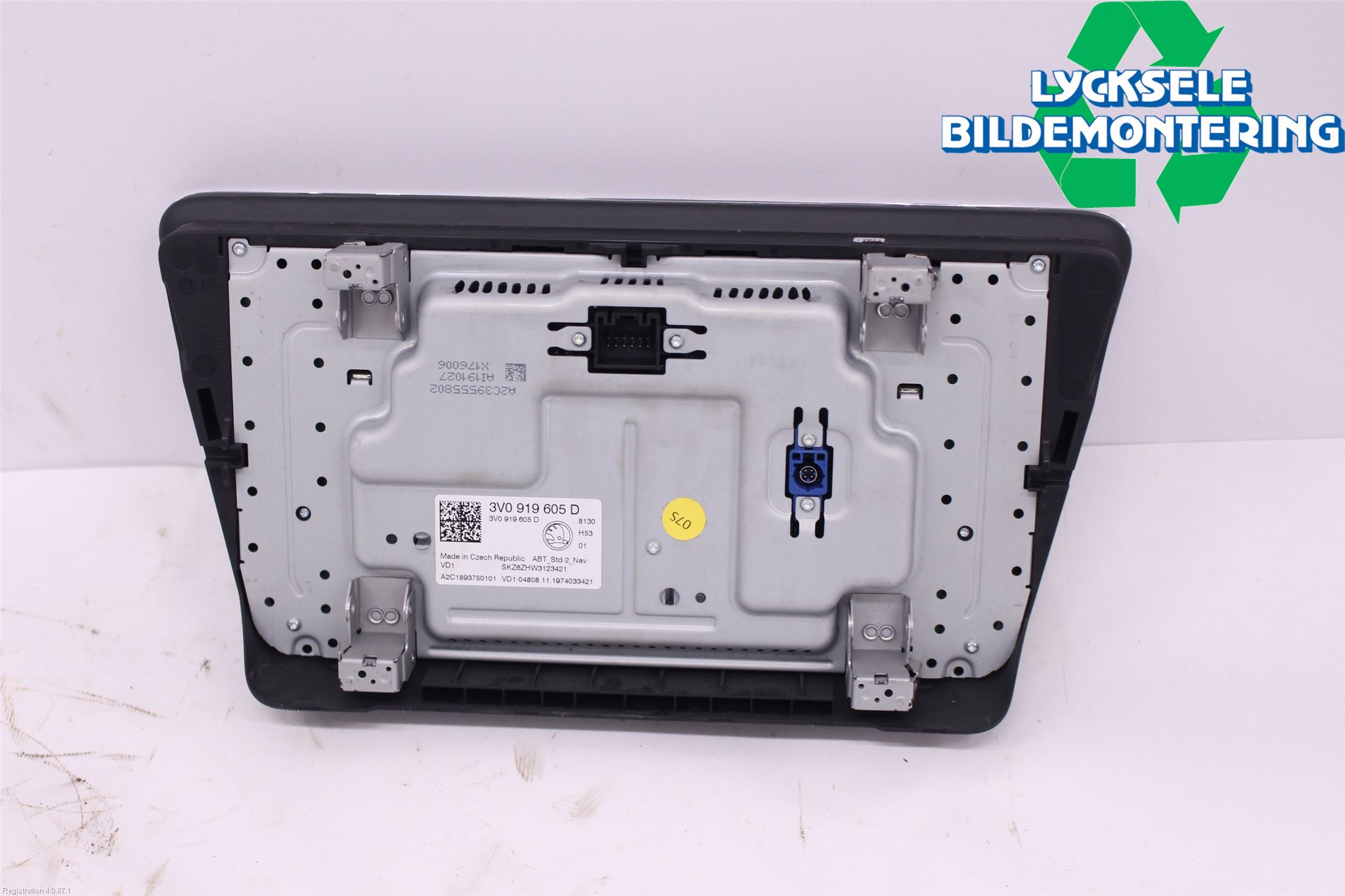 Skoda SUPERB 16-24 Multifunktionsdisplay