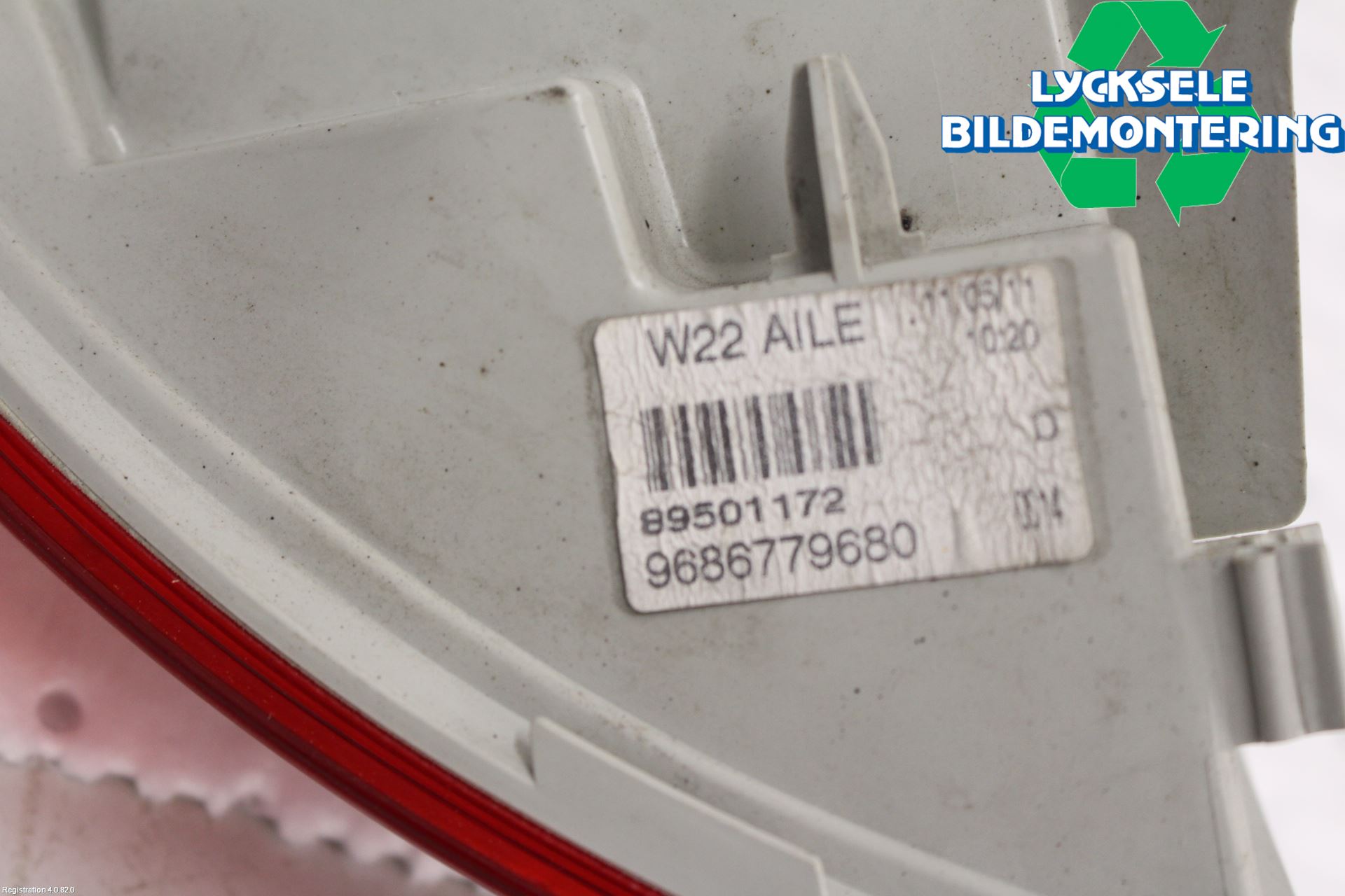 Peugeot 508 11-18 Bakljus Höger