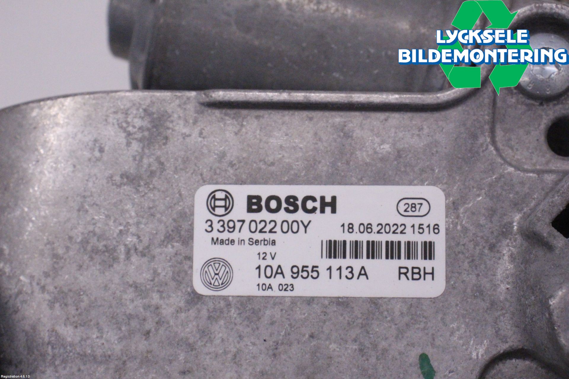 Cupra BORN 22- Torkarmotor Vindruta