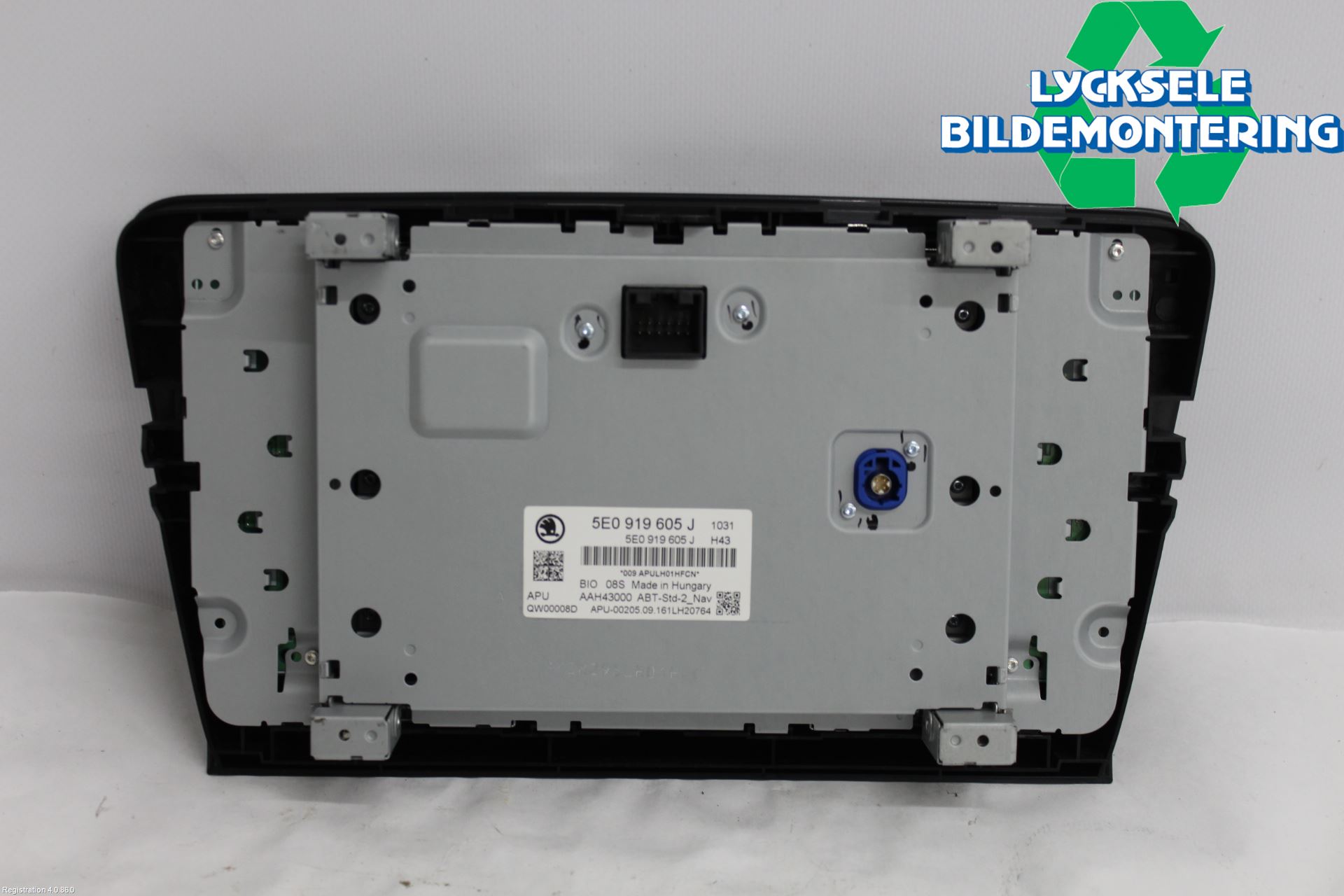 Skoda OCTAVIA (5E) 13-20 Cd Radio - Multimediapanel