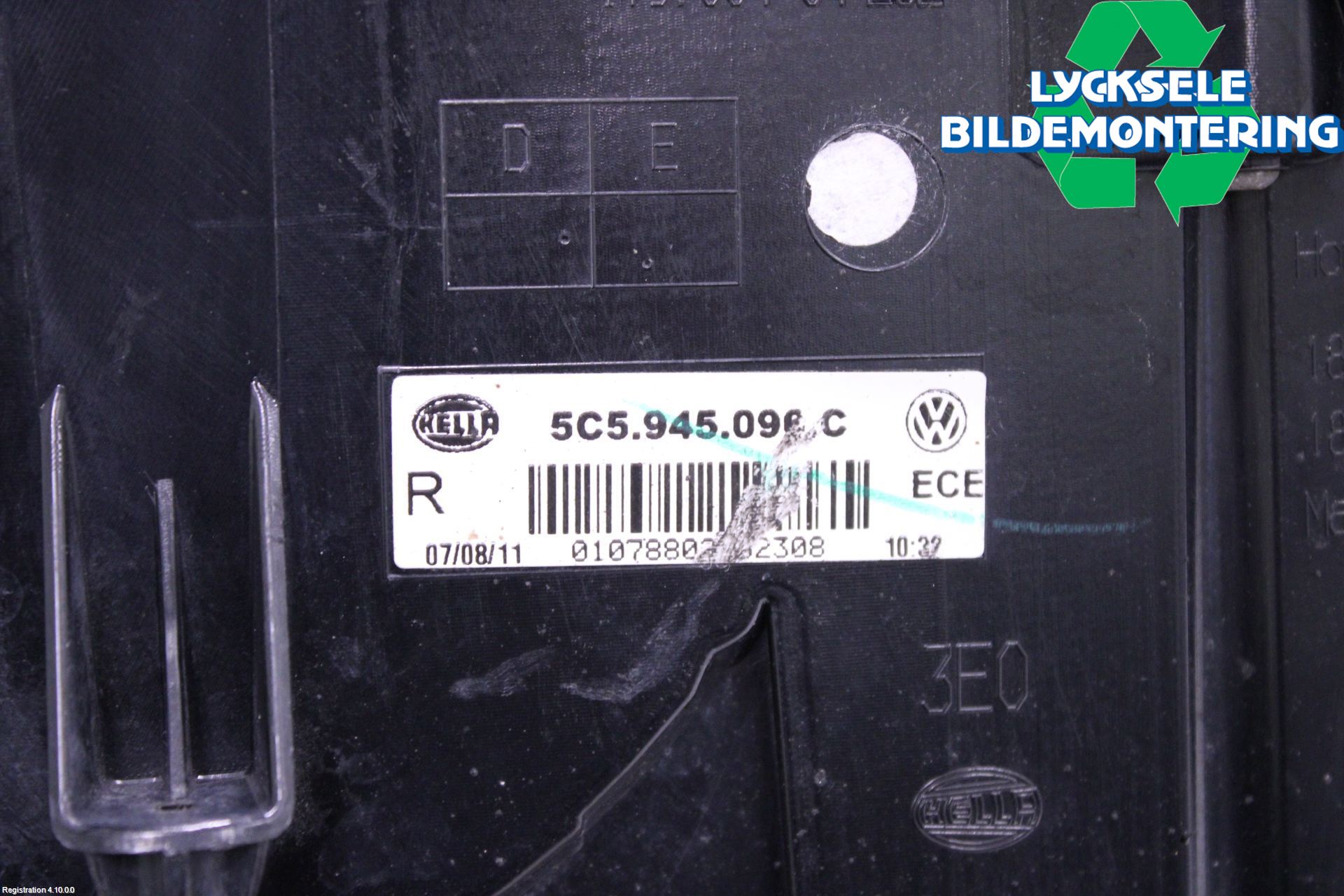 Volkswagen VW BEETLE 12- Bakljus Höger