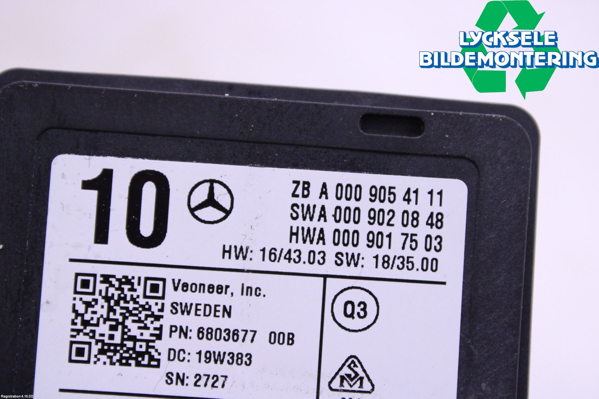 Mercedes-Benz MB GLC-KLASS (X253/C253) 15-22 Sensor Aktivt Kollisionsskydd