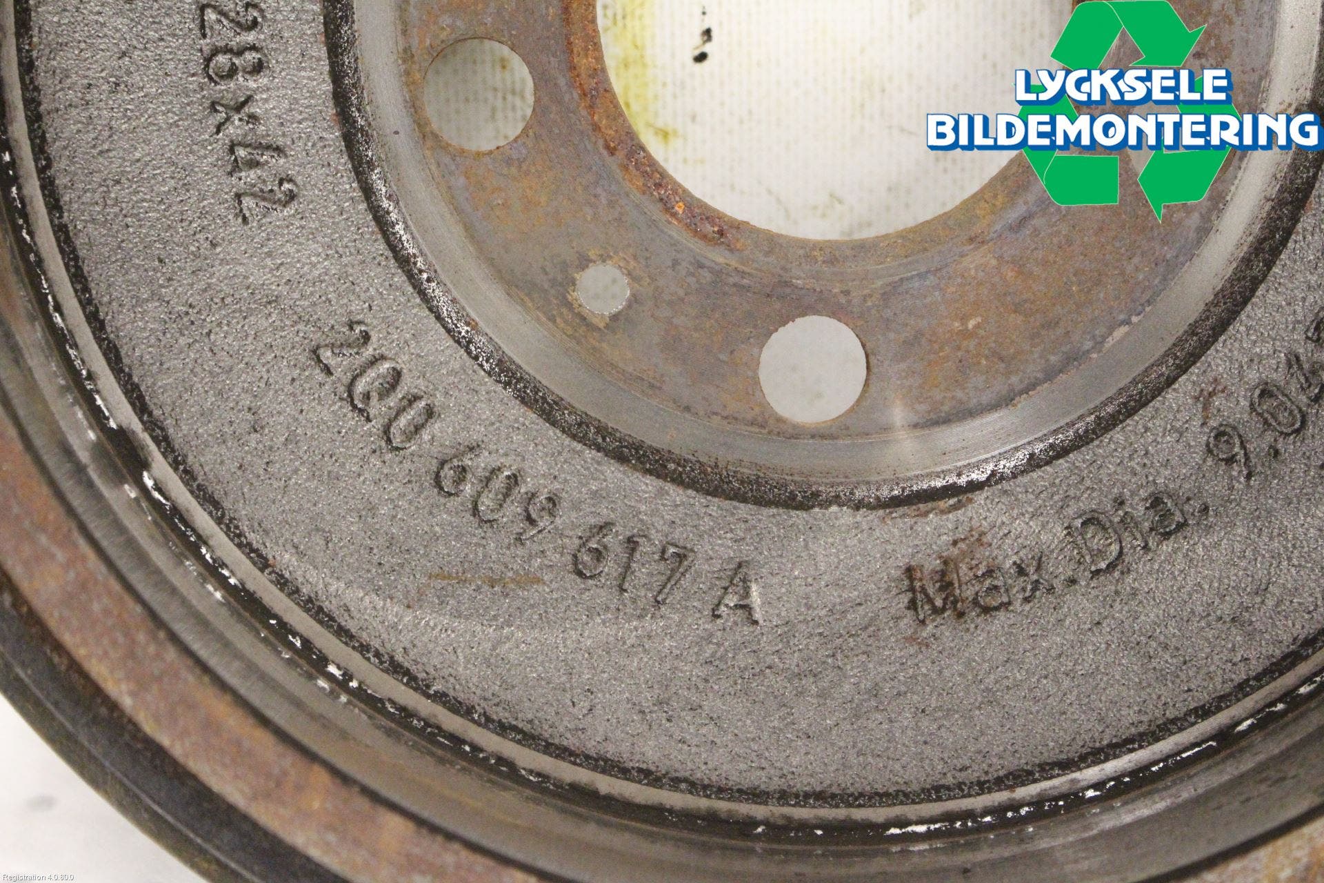 Volkswagen VW POLO VI 18->> Bromstrumma Bak