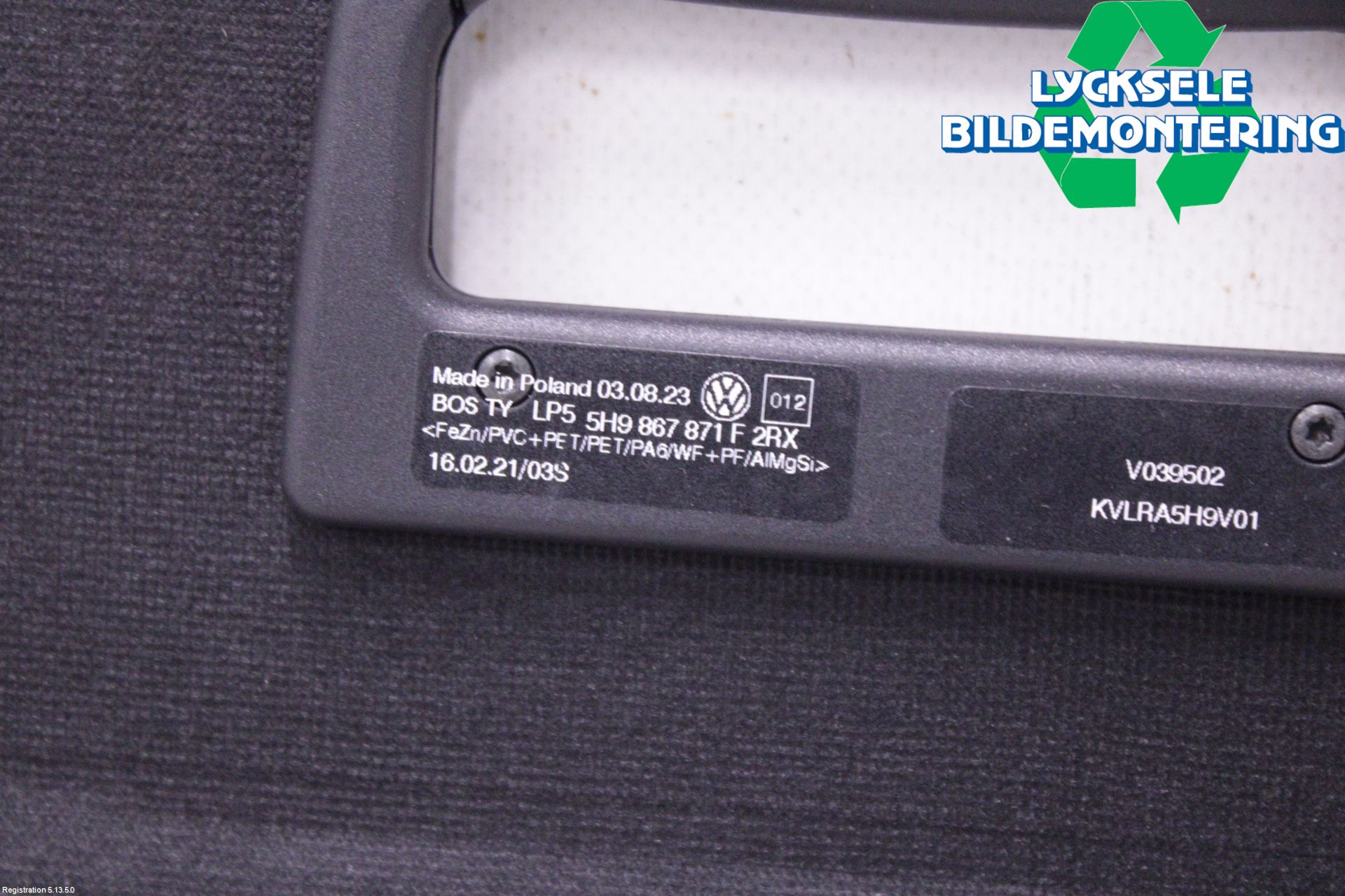 Volkswagen VW GOLF / E-GOLF VIII 20- Insynskydd