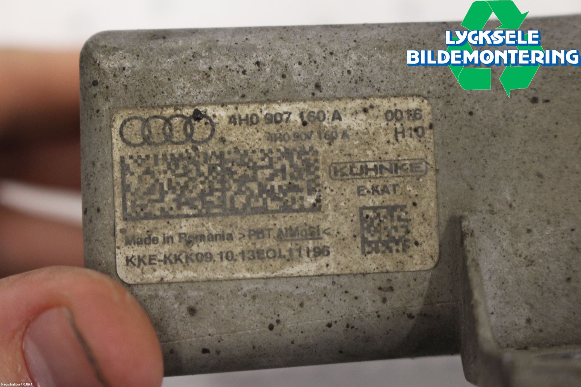 Audi A8/S8 4H 10-17 Styrenhet Avgasrening