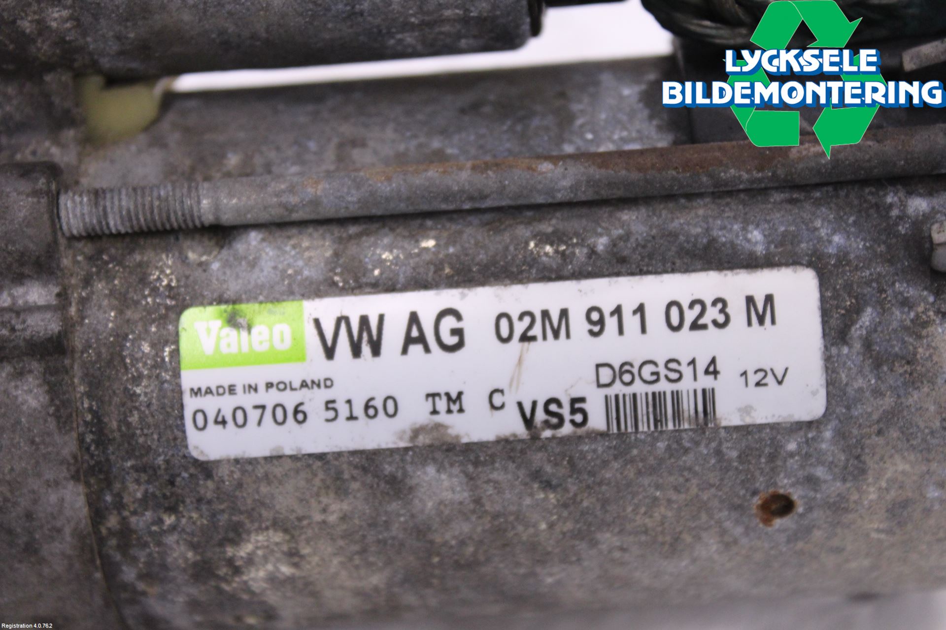 Volkswagen VW GOLF V 04-09 Startmotor