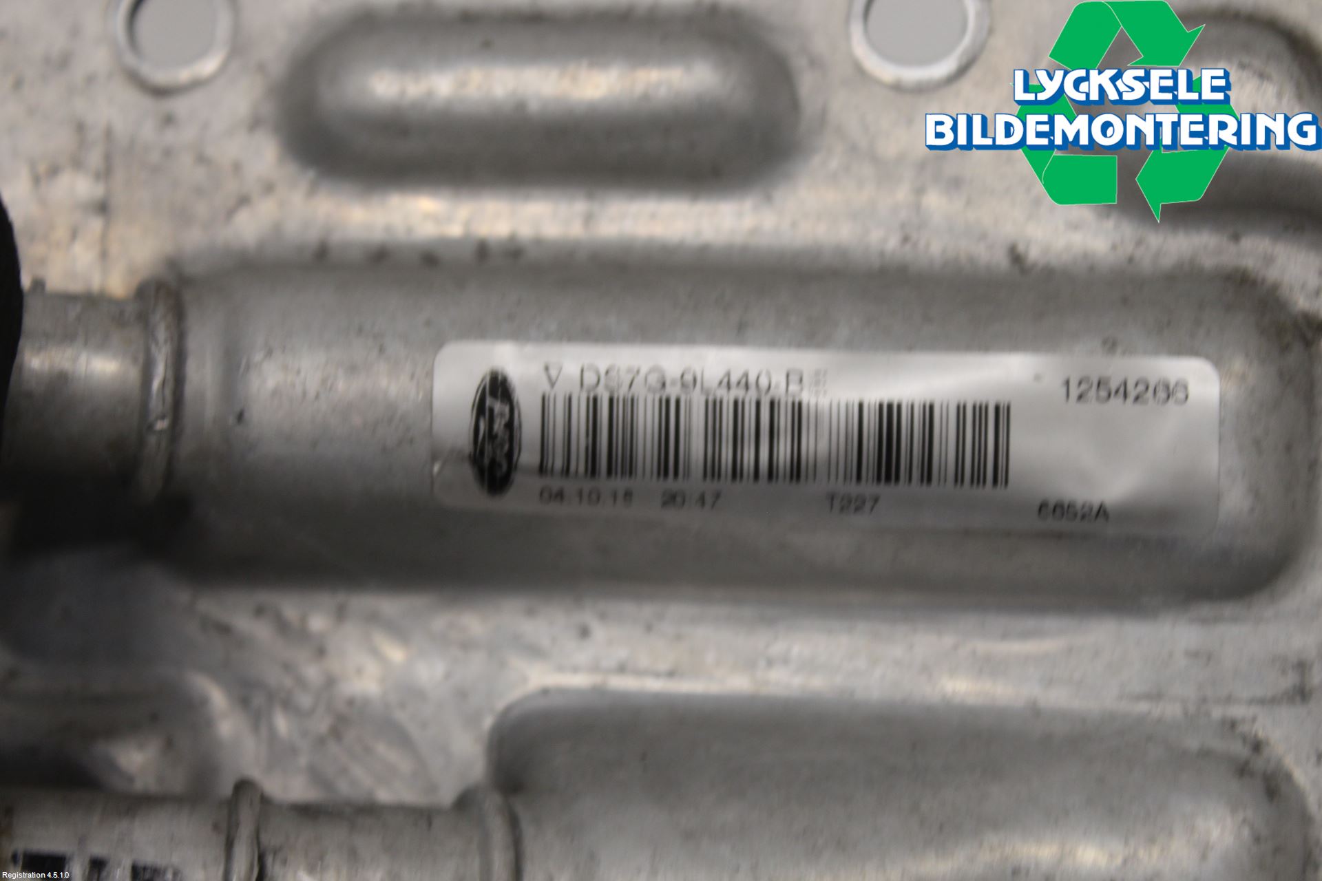 Ford KUGA 17-19 Laddluft-Intercooler Kyl