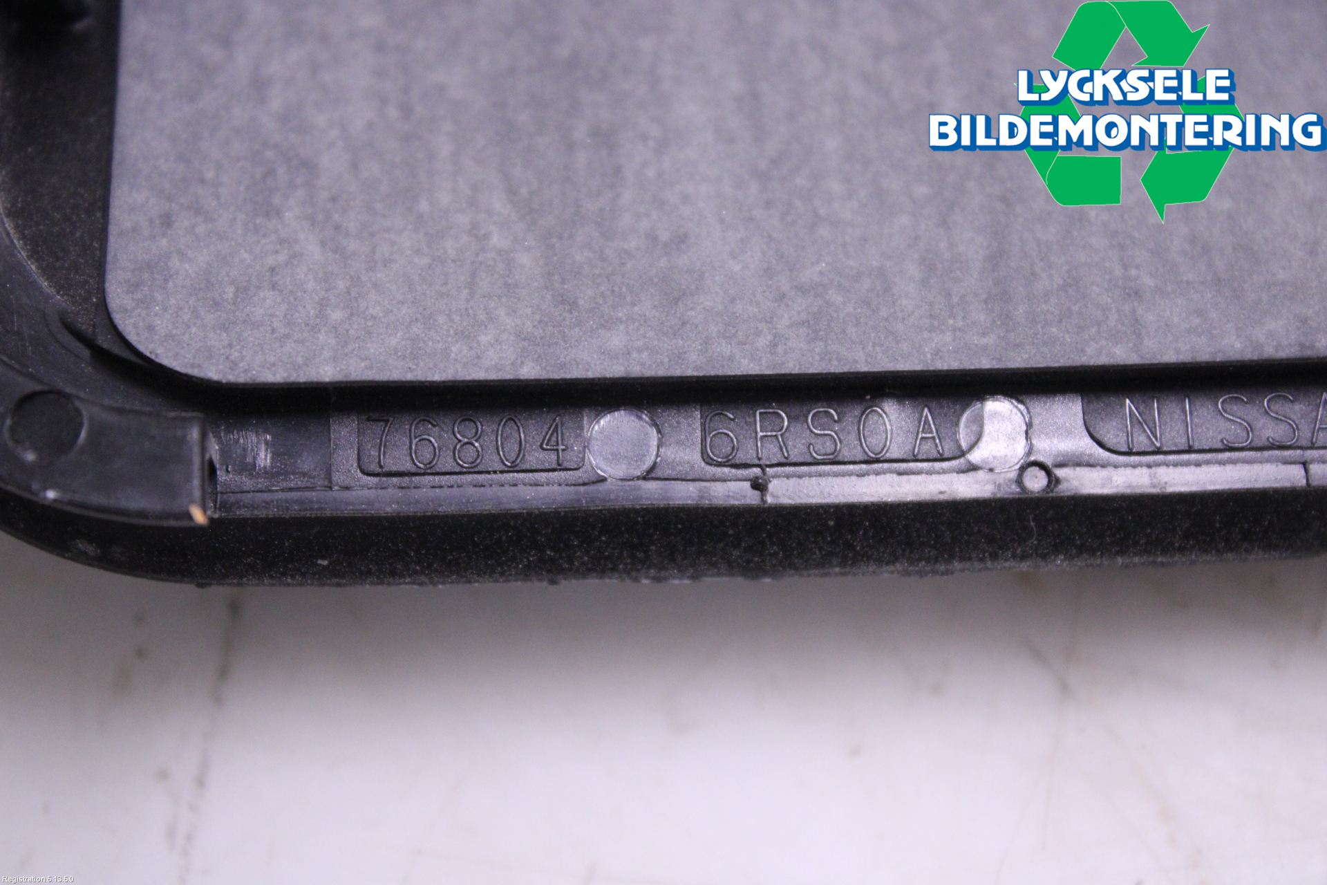 Nissan QASHQAI 21- Ventilationsutsläpp Bak