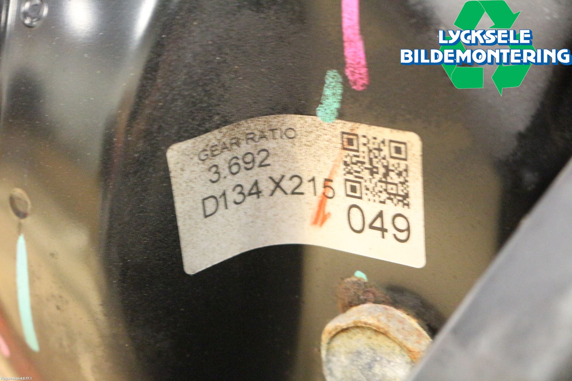 Fiat FULLBACK 16-19 Framvagn Diffrential