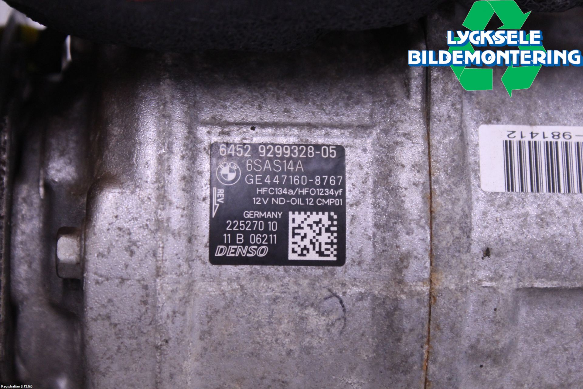 BMW 1 F20/F21 11-19 Ac Kompressor