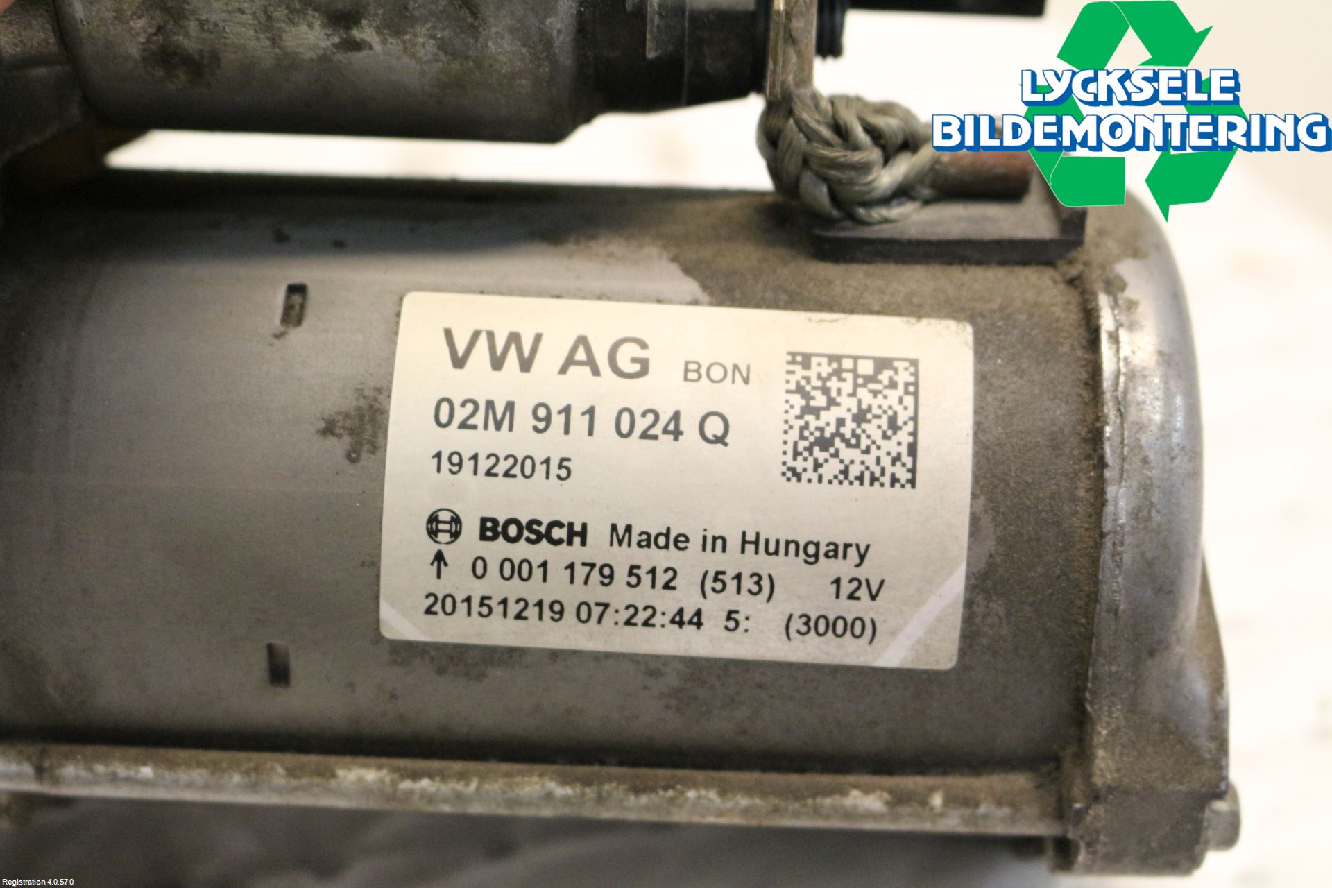 Volkswagen VW POLO 10-17 Startmotor