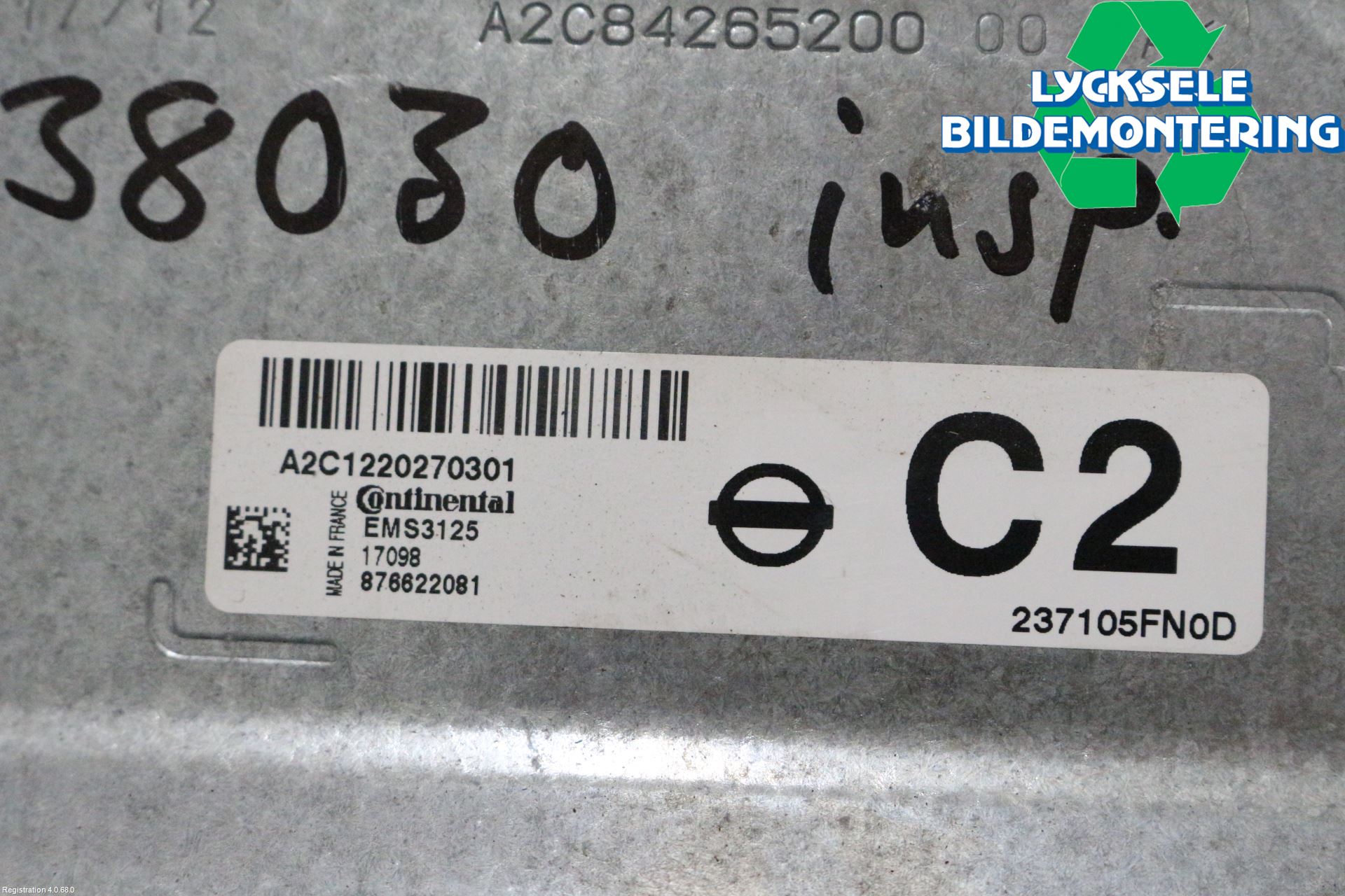 Nissan MICRA 17- Styrenhet Insprut Bensin