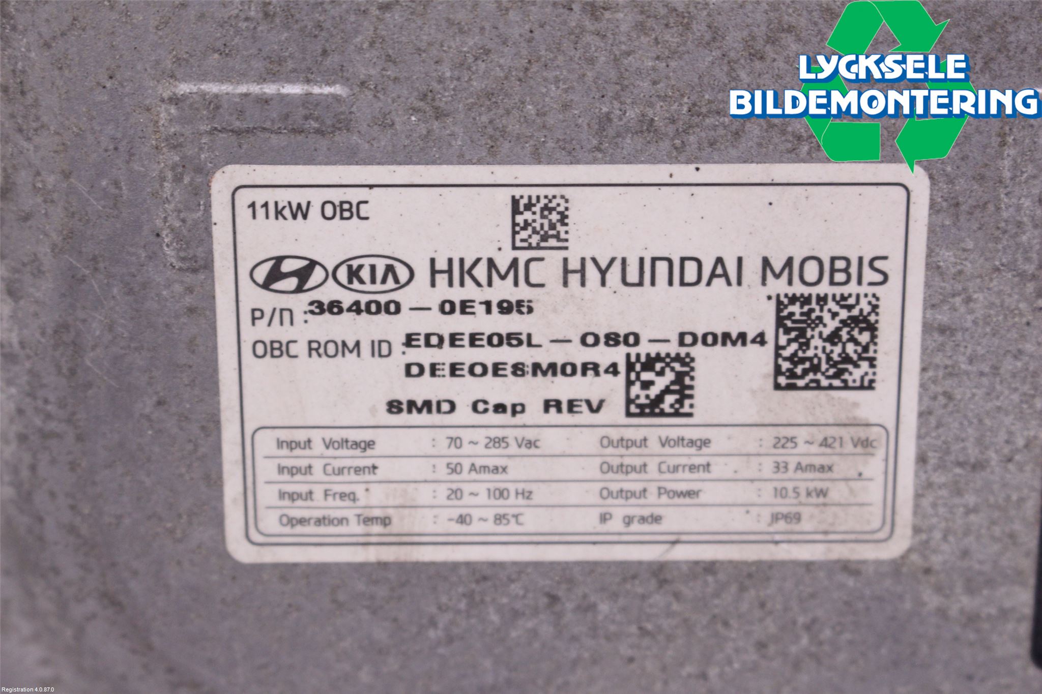 Kia NIRO (DE) 17-22 Hybridconverter