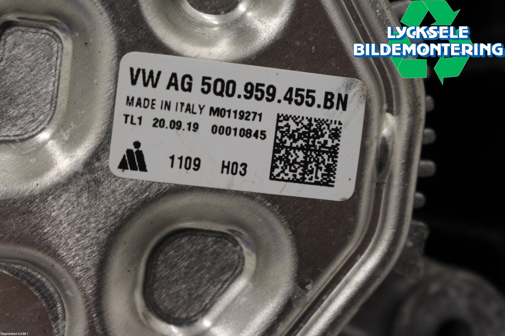 Volkswagen VW TIGUAN 16-24 Kylfläkt El