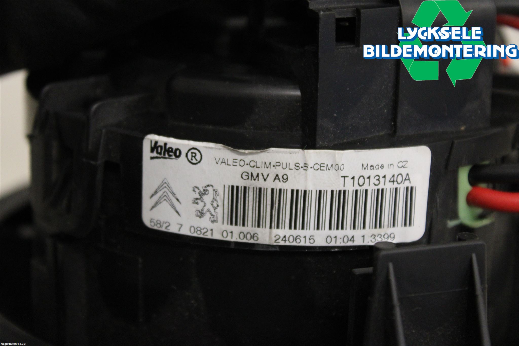 Peugeot PEUGOT 208 16-19 Ac Värmefläkt