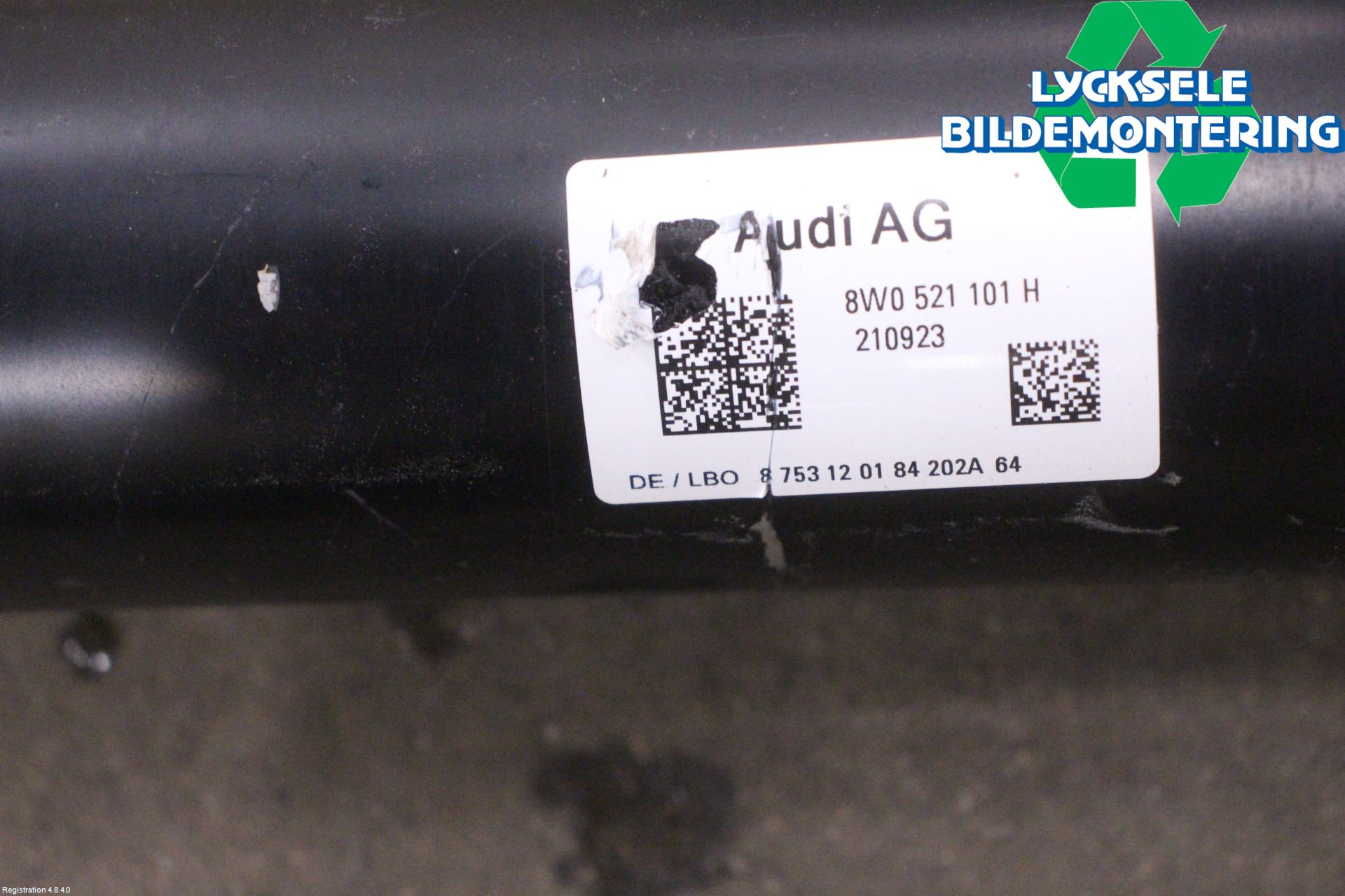 Audi A4/S4 B9 20- Mellanaxel Komp