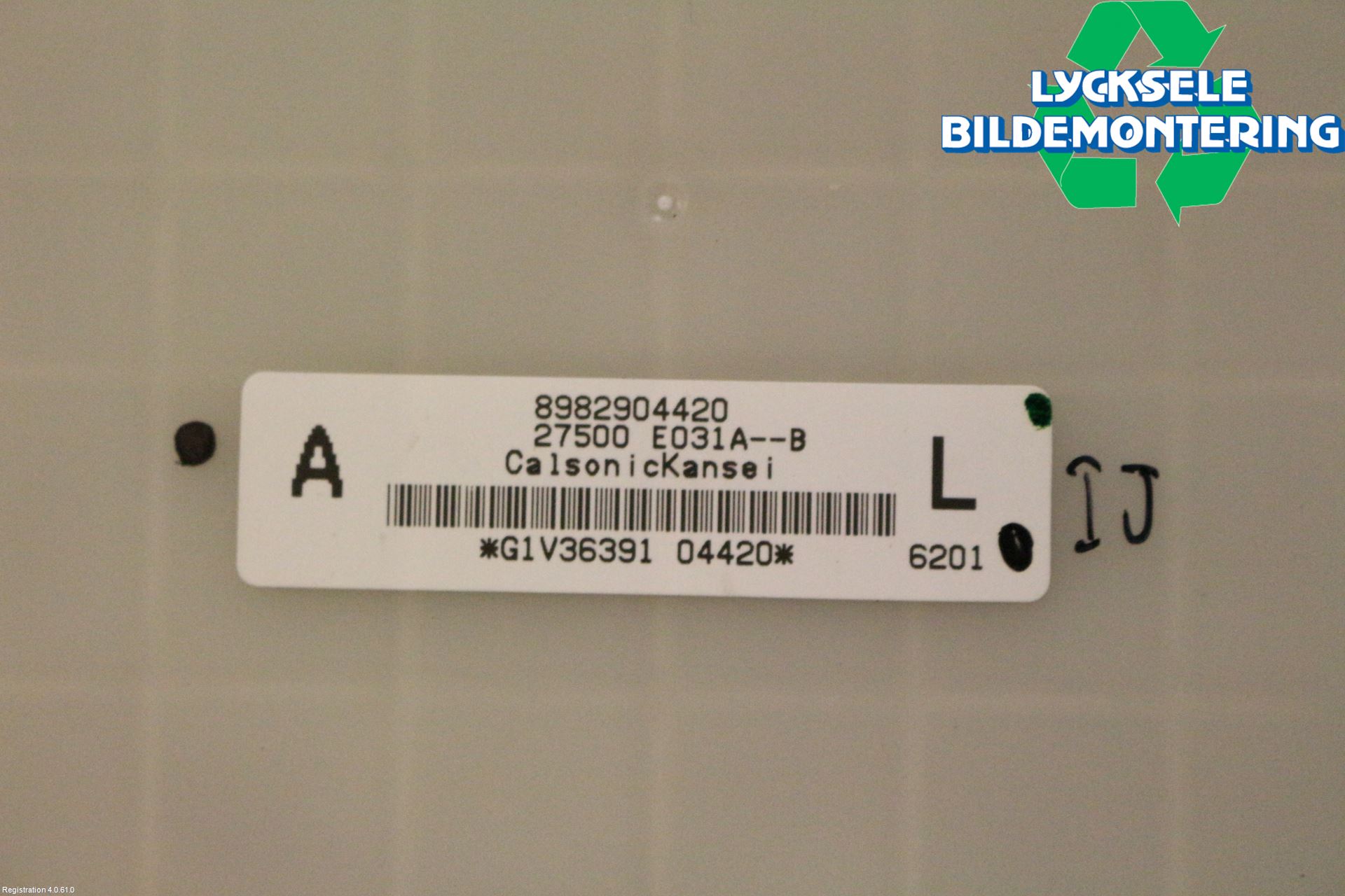 Isuzu D-MAX Ac Styrenhet Ac Manöveren