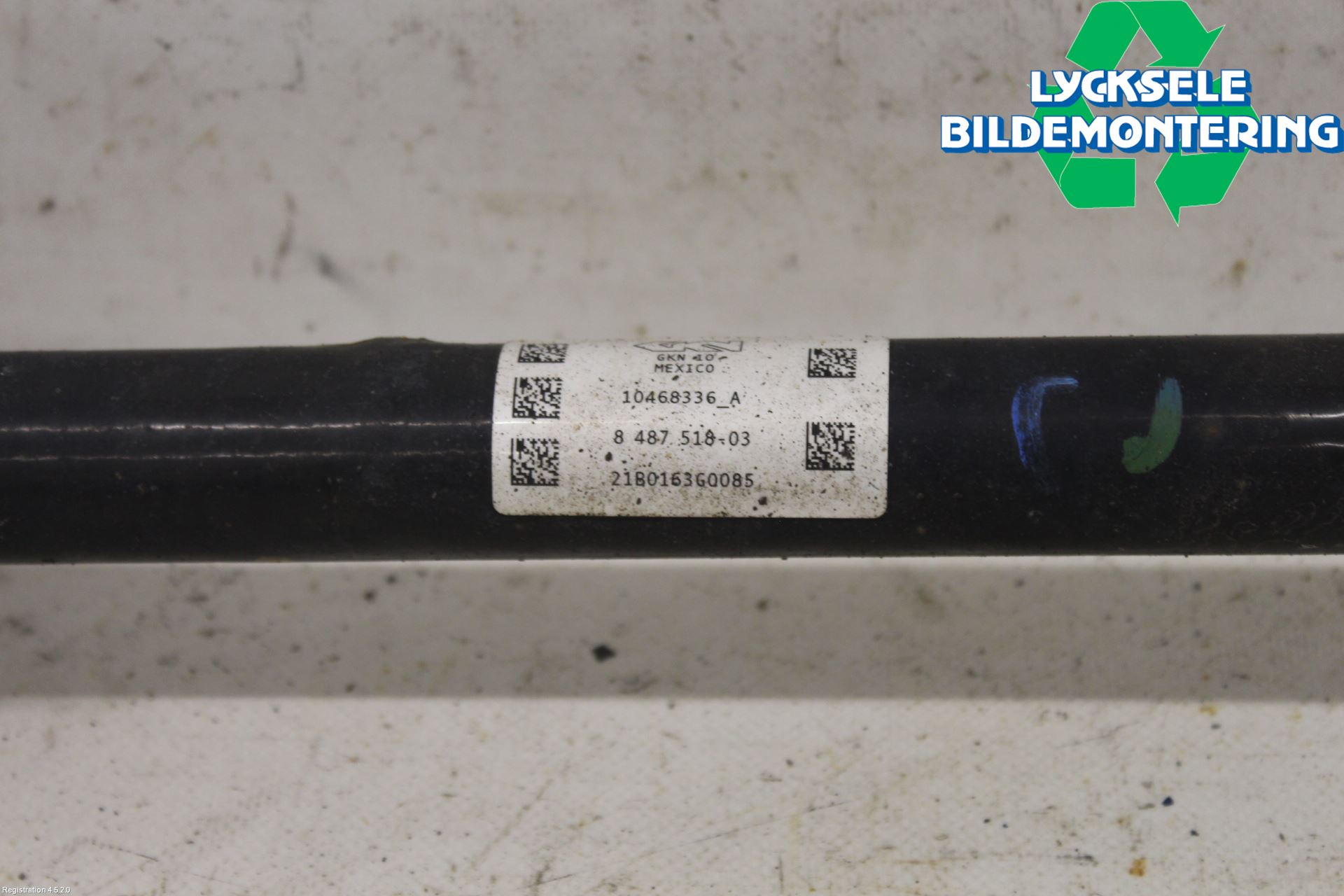 BMW X7 G07 19- Drivaxel Bak Höger