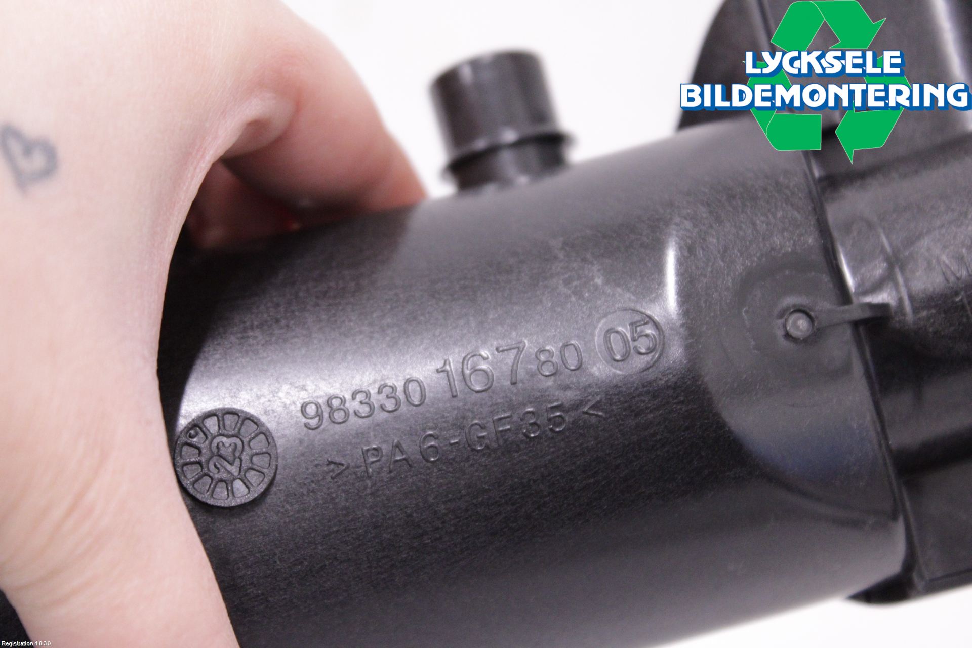 Citroen C5 AIRCROSS 19- Laddluft-Intercoolerrör