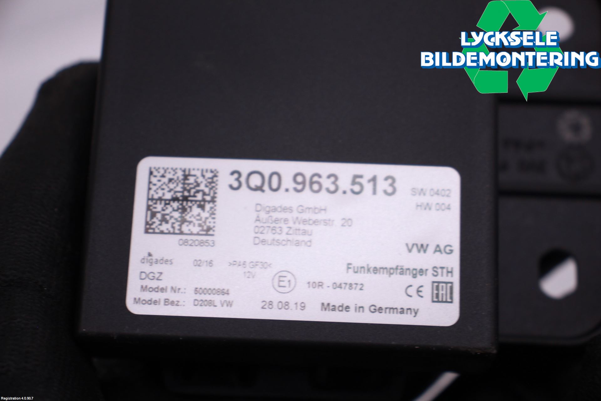 Skoda SUPERB 16-24 Styrenhet Bensin-Dieselvärmare