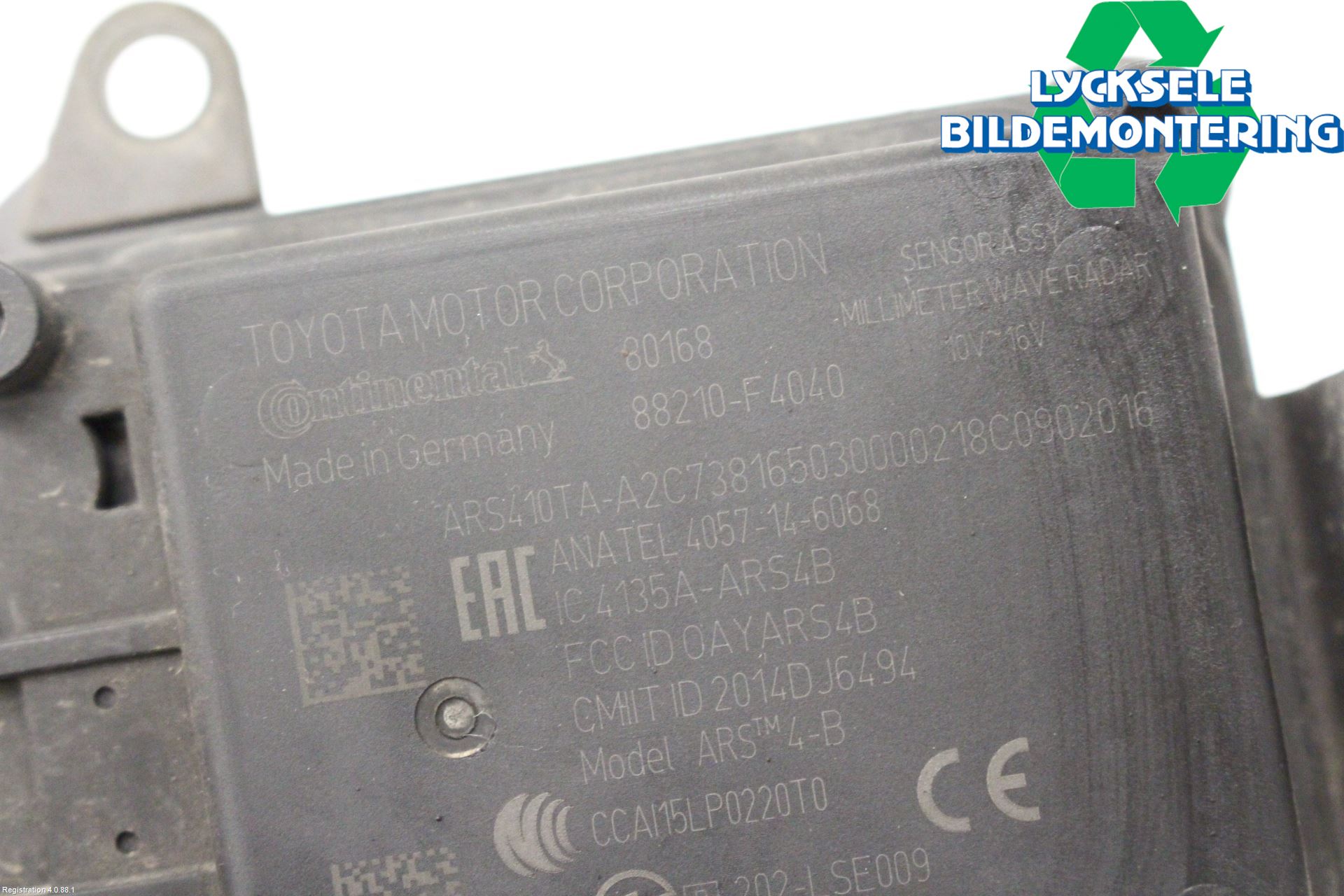 Toyota C-HR 16-23 Sensor Adaptiv Farthållare