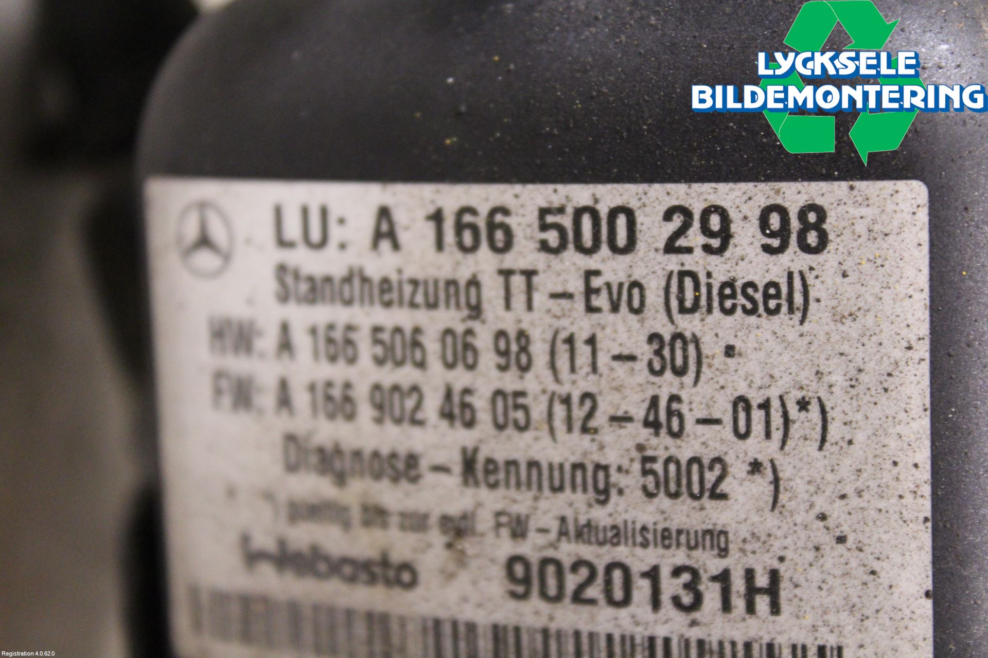 Mercedes-Benz MB ML/GLE-KLASS (W166) 12-18 Dieselvärmare