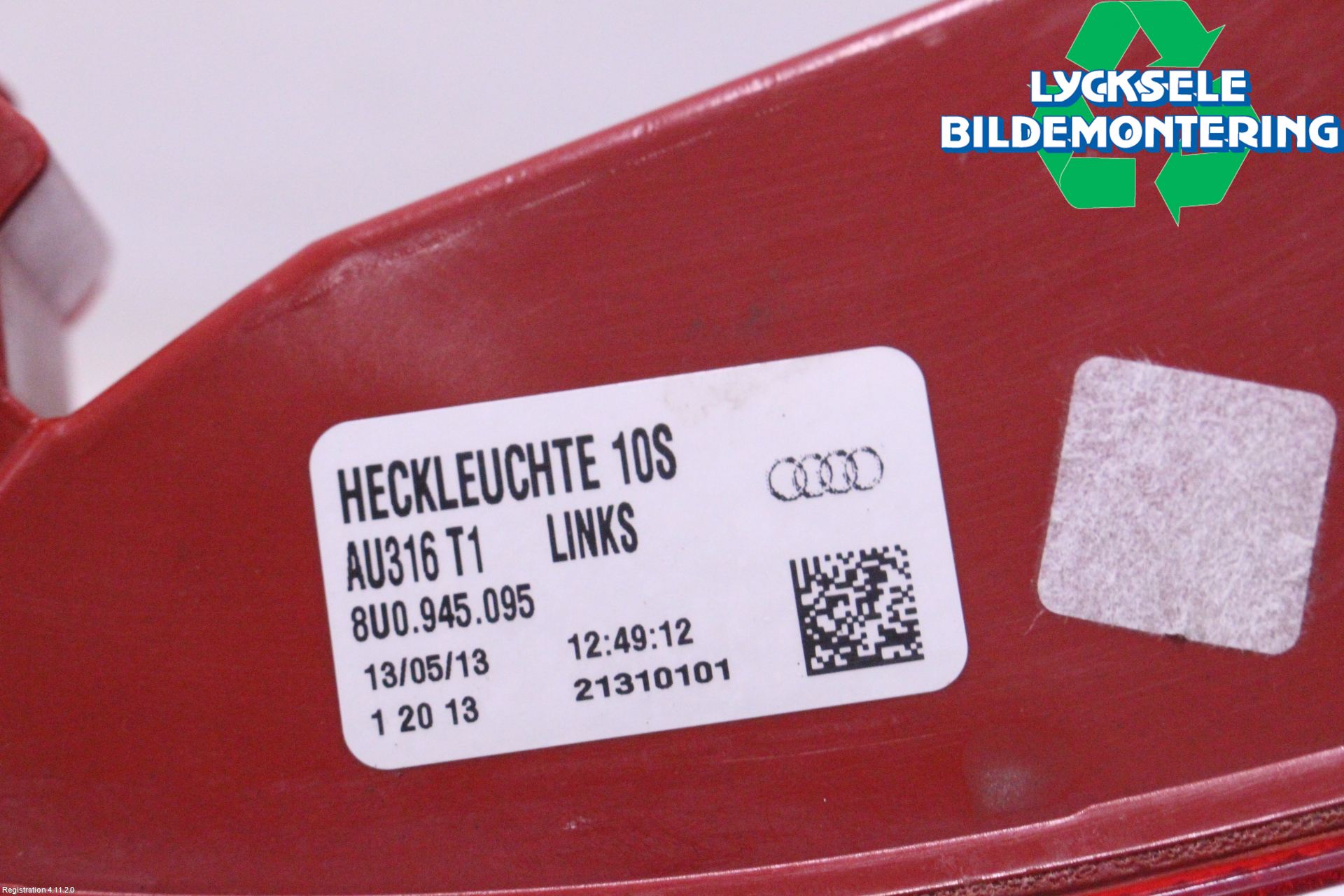 Audi Q3 8U 12-18 Dimljus/Reflex Bak
