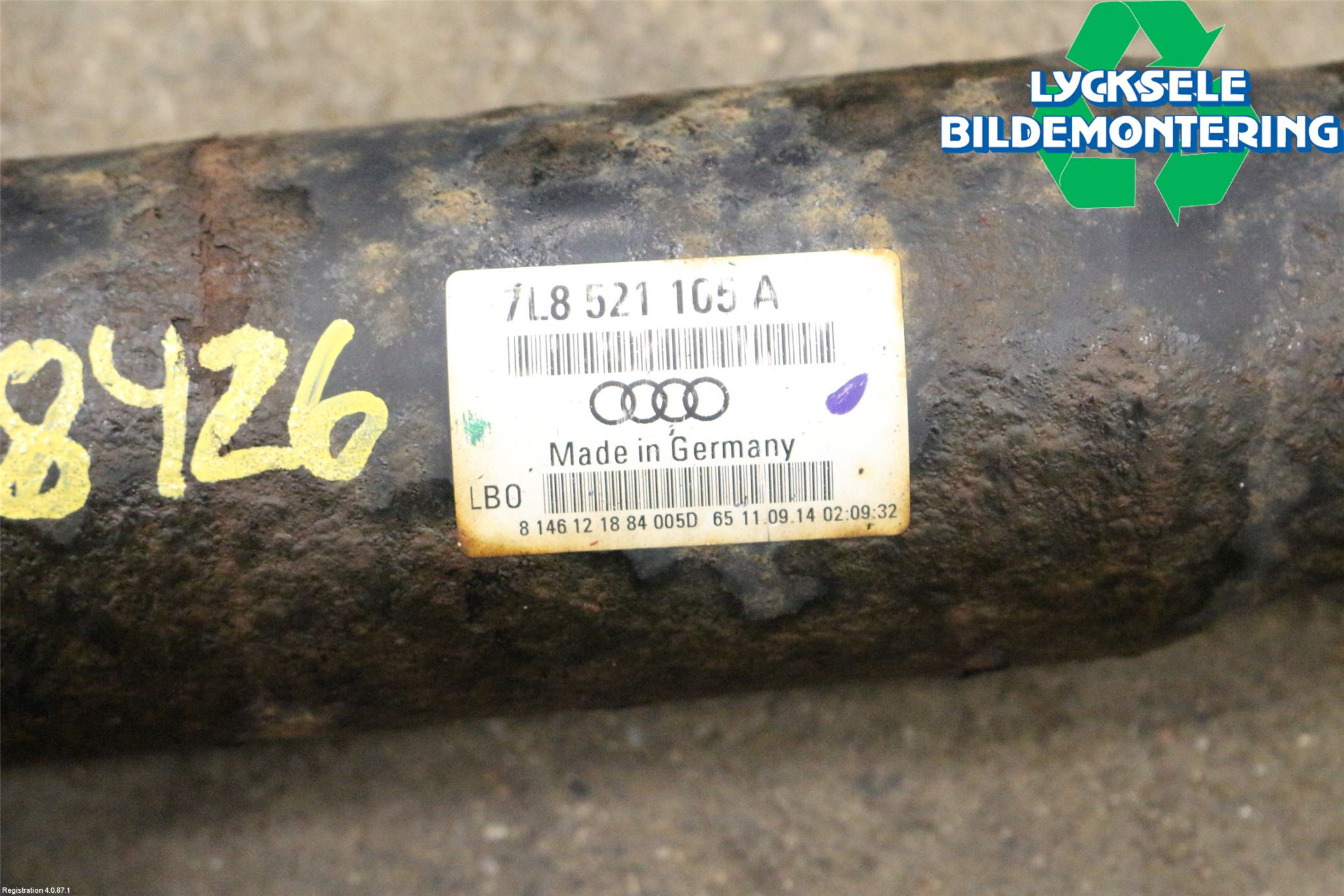 Audi Q7/SQ7 Mellanaxel Komp