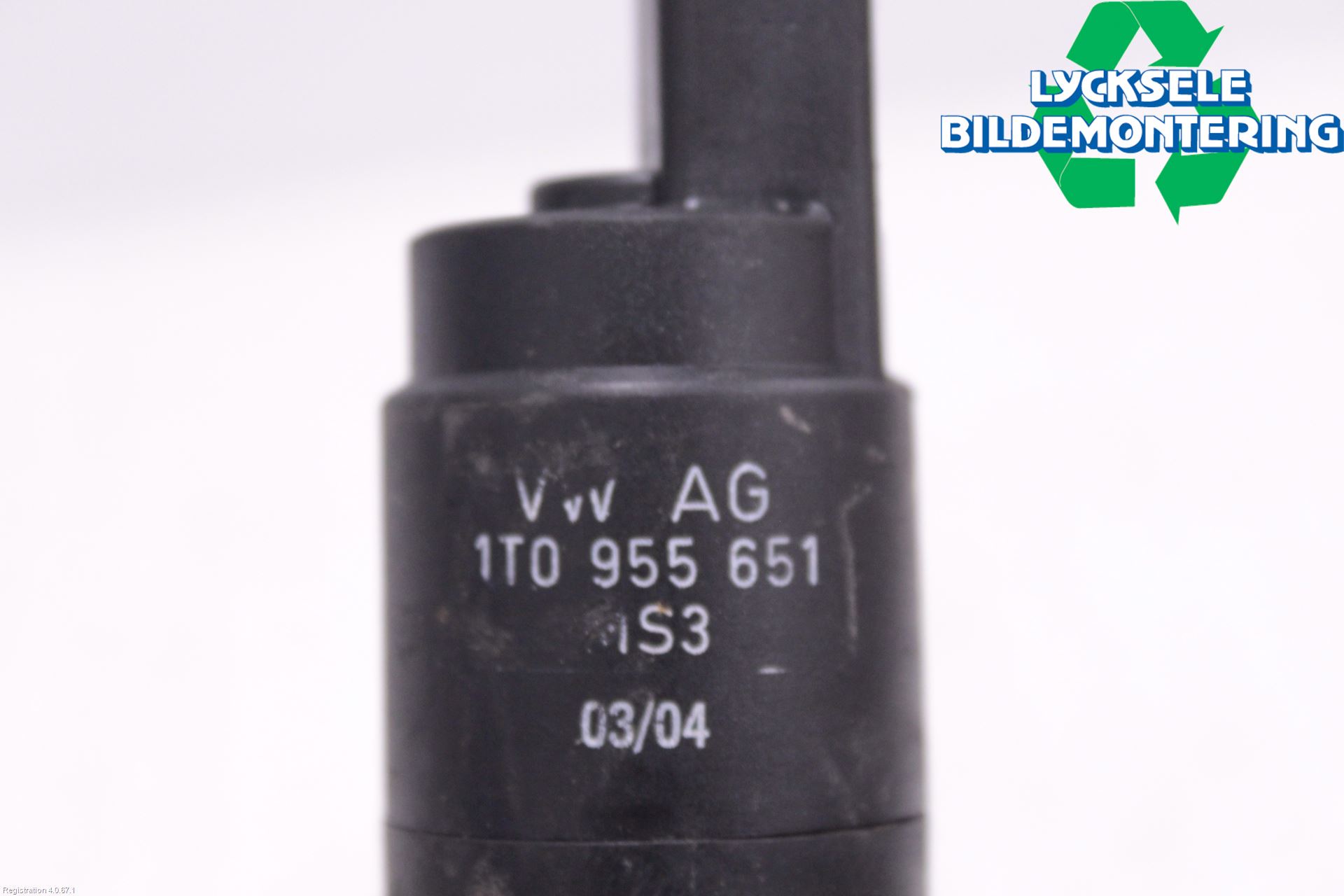 Volkswagen VW TRANSP/CARAVELLE (T5) 04-15 Spolarpump Vindruta