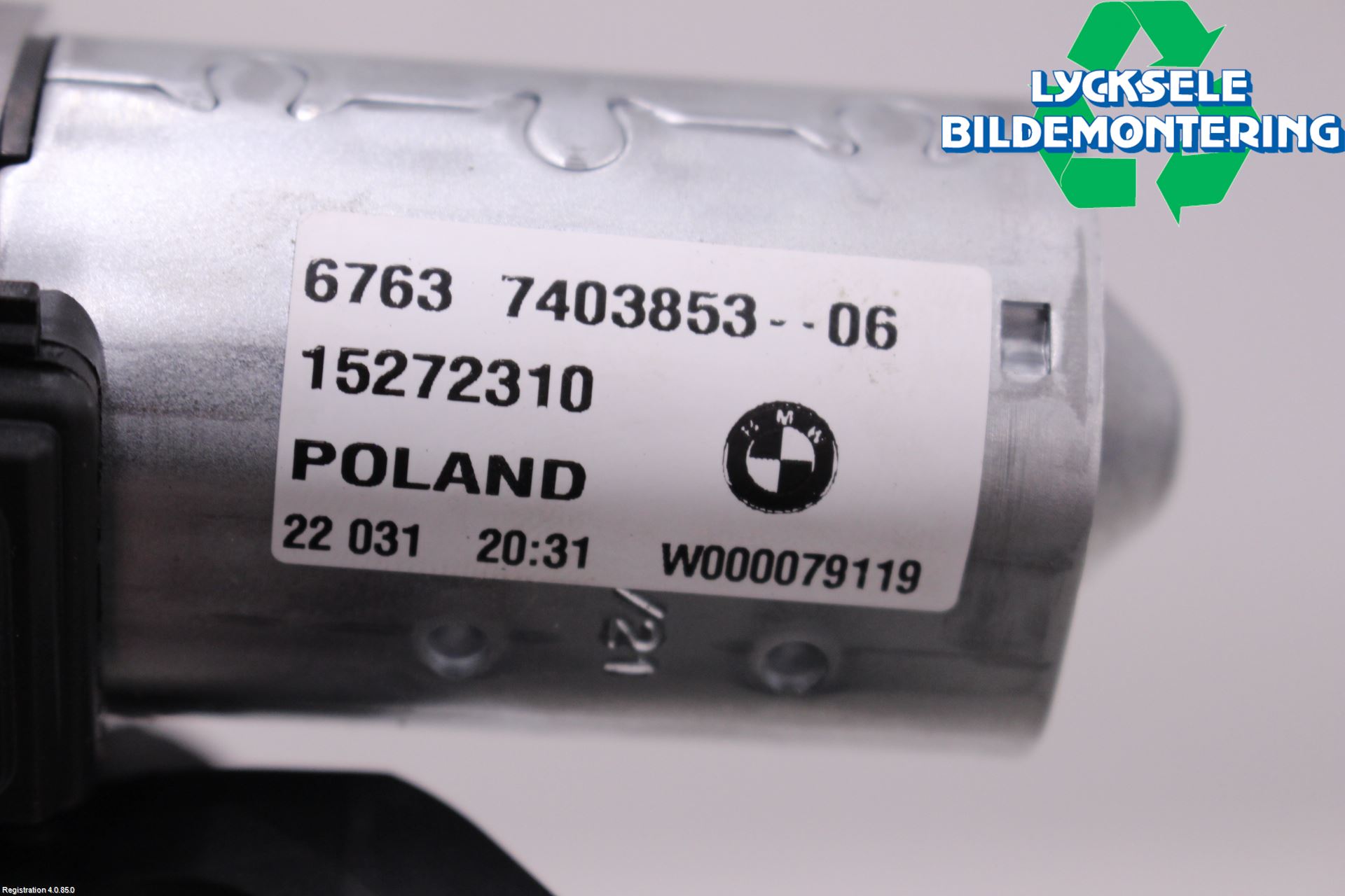 BMW 5 G30/G31/F90 17-23 Torkarmotor Baklucka