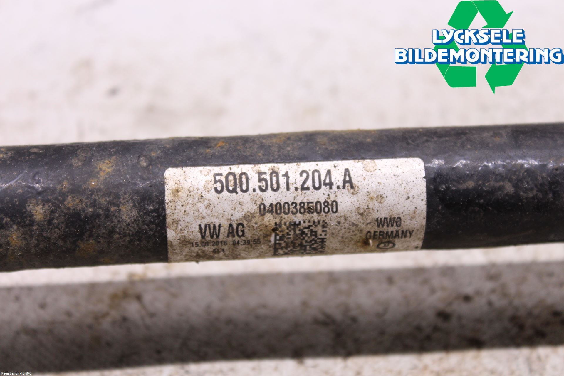 Volkswagen VW GOLF / E-GOLF VII 13-20 Drivaxel Bak Höger