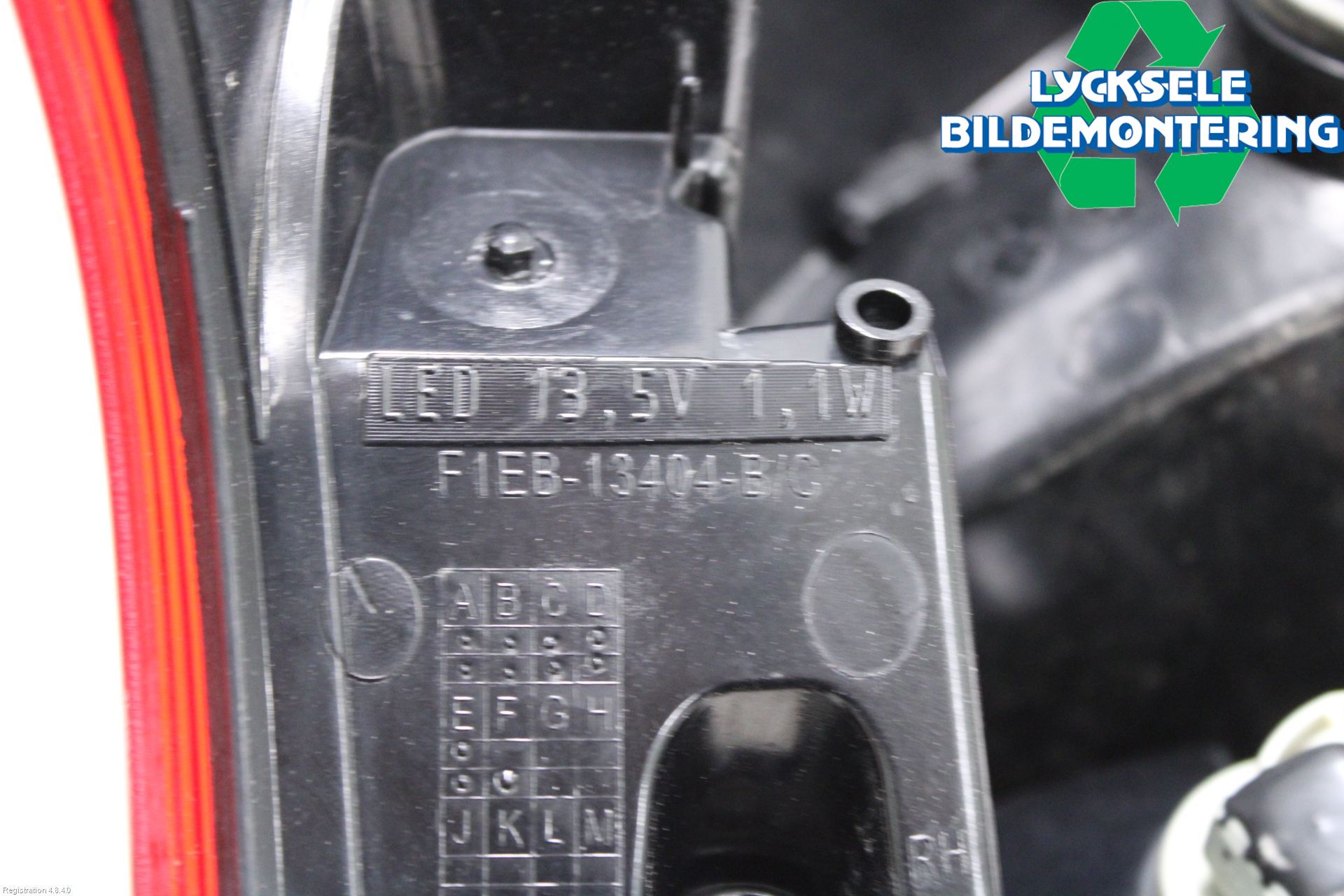 Ford FOCUS 15-18 Bakljus Höger