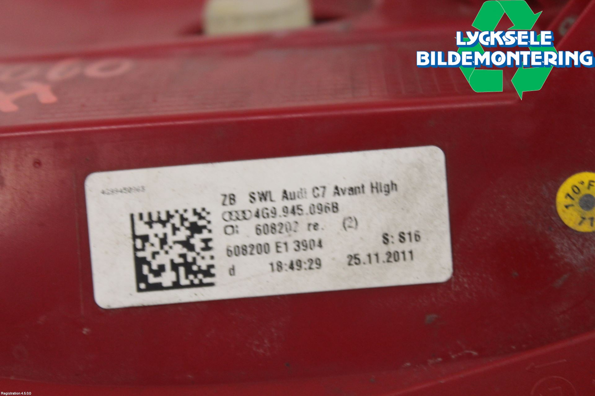 Audi A6/S6 4G 11-18 Bakljus Höger