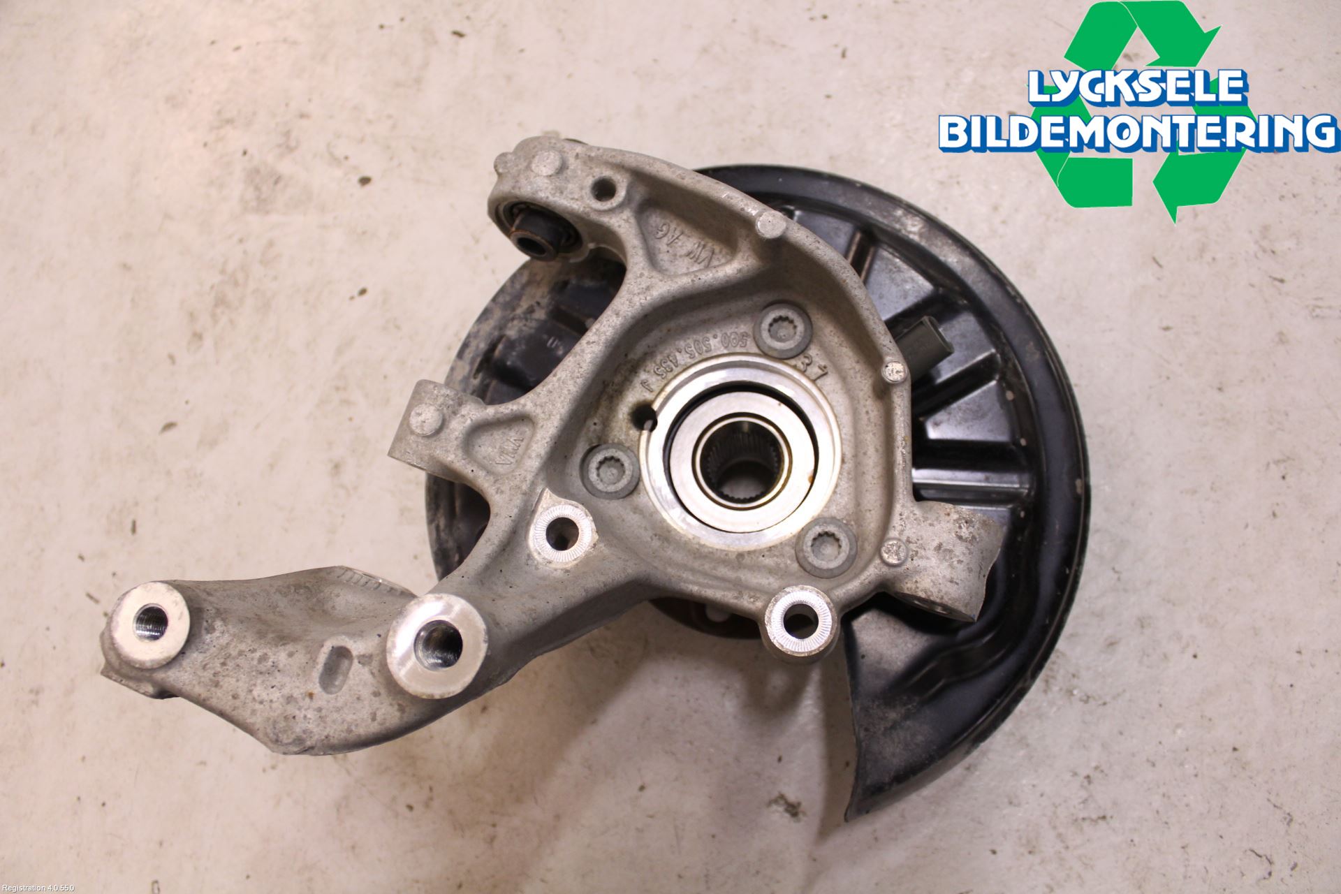 Volkswagen VW GOLF / E-GOLF VII 13-20 Hjullagerhus-Spindel Vä B